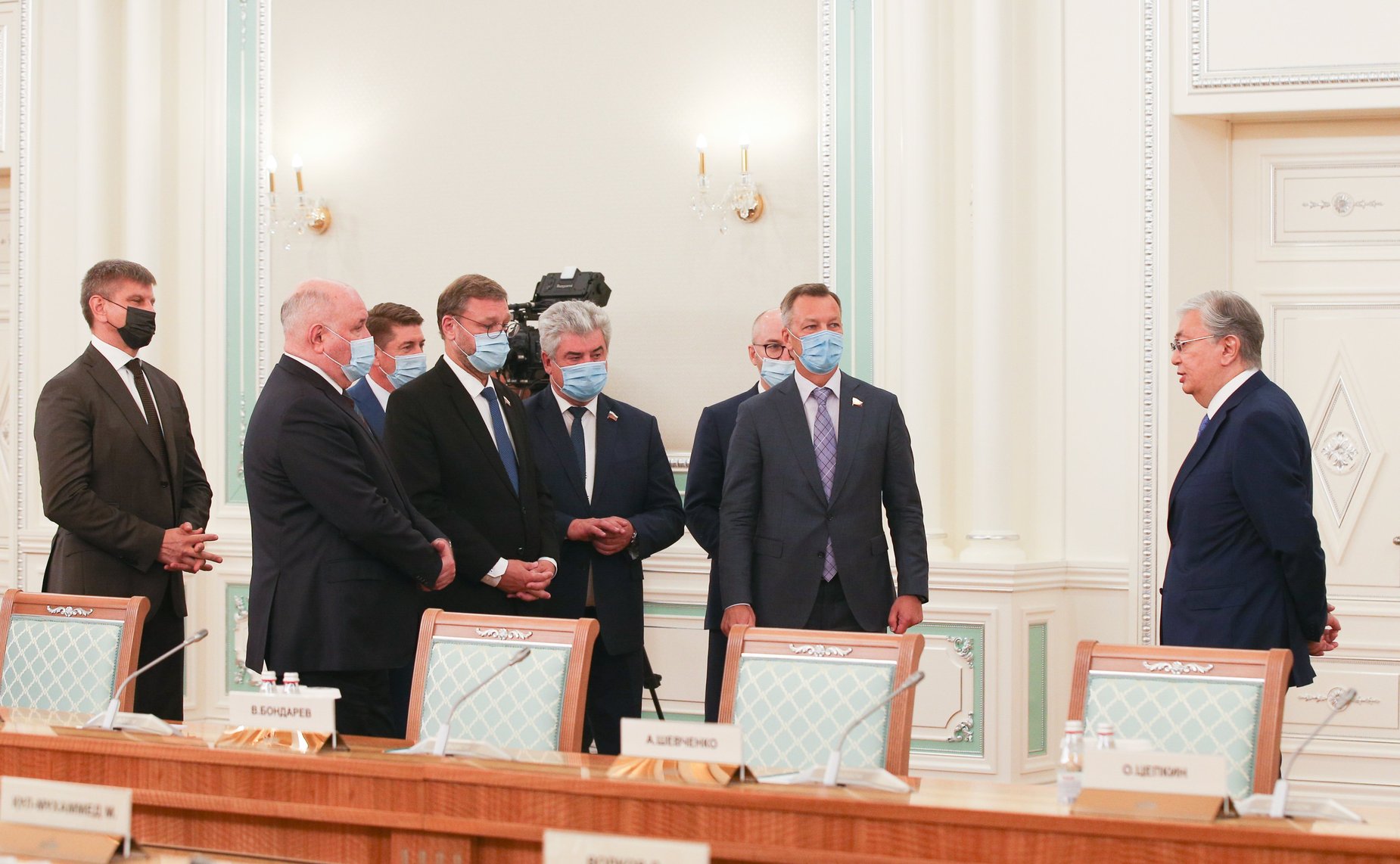 Встреча Председателя СФ Валентины Матвиенко с Президентом Республики Казахстан Касым-Жомартом Токаевым