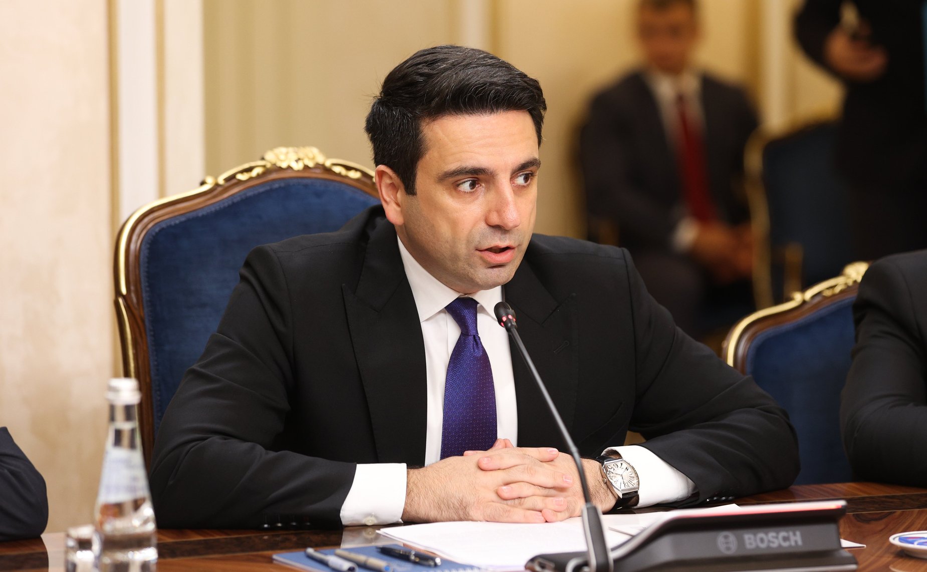 Встреча Председателя СФ Валентины Матвиенко с Председателем Национального Собрания Республики Армения Аленом Симоняном