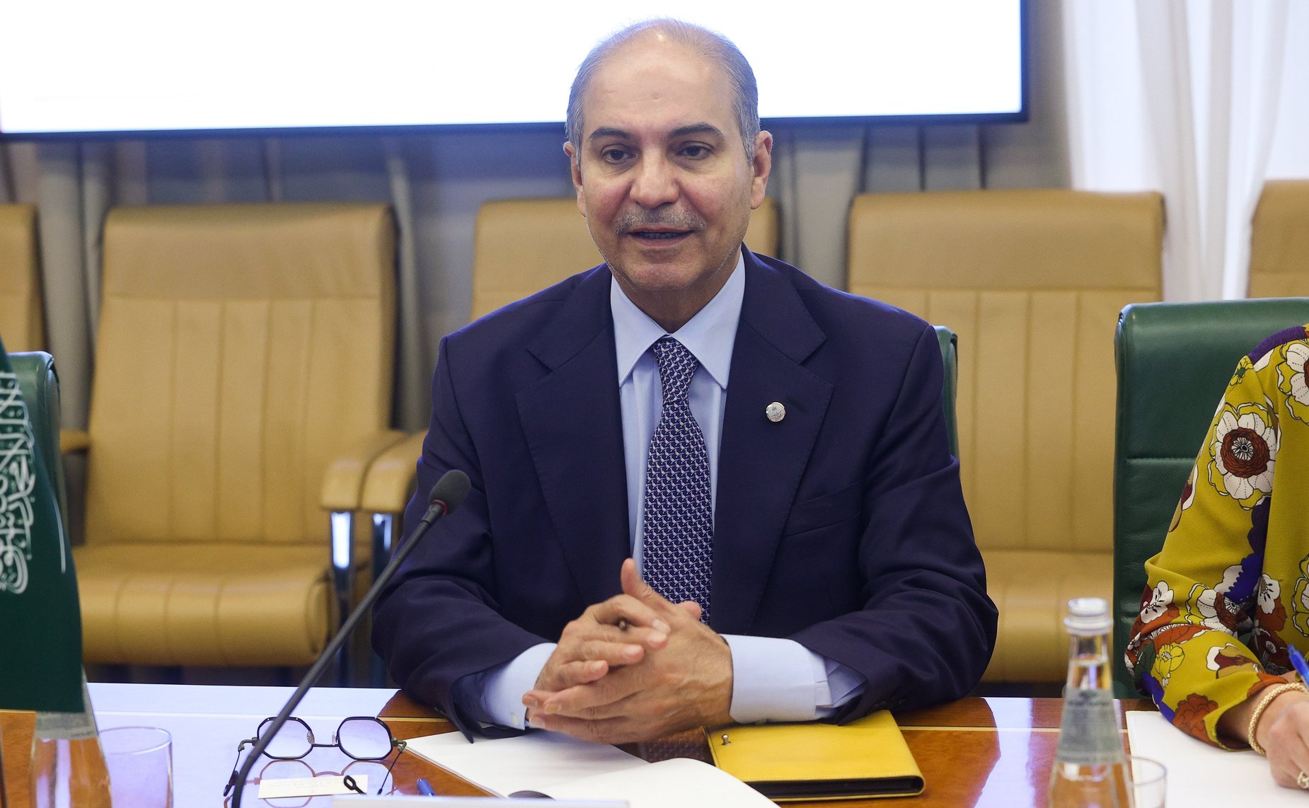 Встреча председателя Комитета СФ по международным делам Григория Карасина с Чрезвычайным и Полномочным Послом Королевства Саудовская Аравия в Российской Федерации Сами Бен Мухаммедом Абдаллой Аль-Садханом