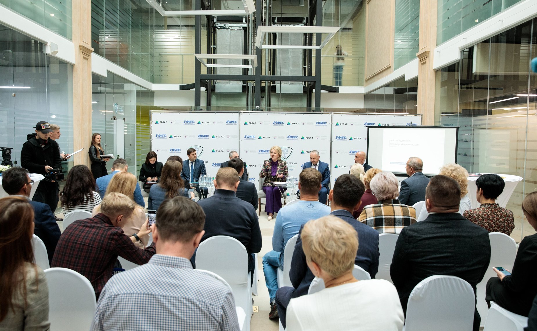 Лилия Гумерова приняла участие в церемонии открытия Центра поддержки технологий и инноваций (ЦПТИ)