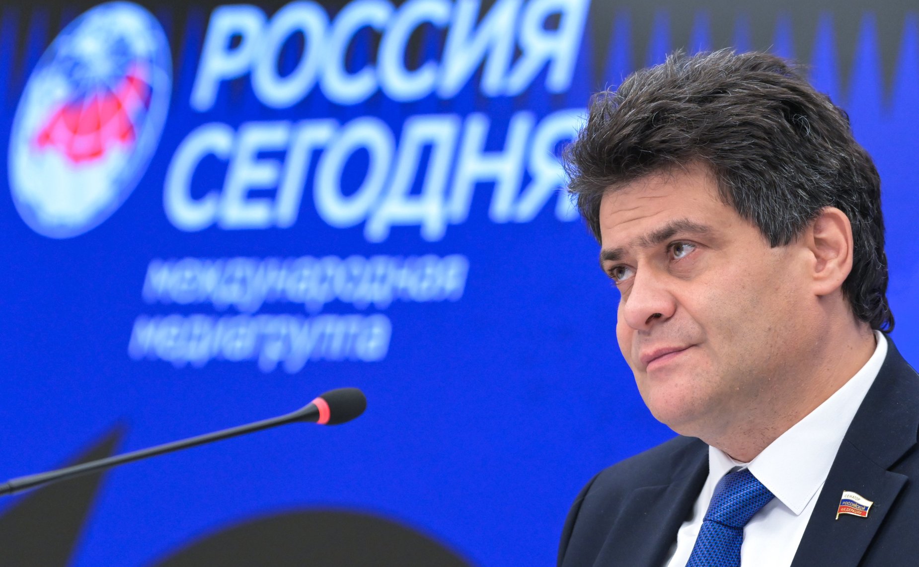 В международном мультимедийном пресс-центре Медиагруппы «Россия сегодня» Александр Высокинский принял участие в пресс-конференции на тему «Инфраструктура для жизни: взгляд законодателей»