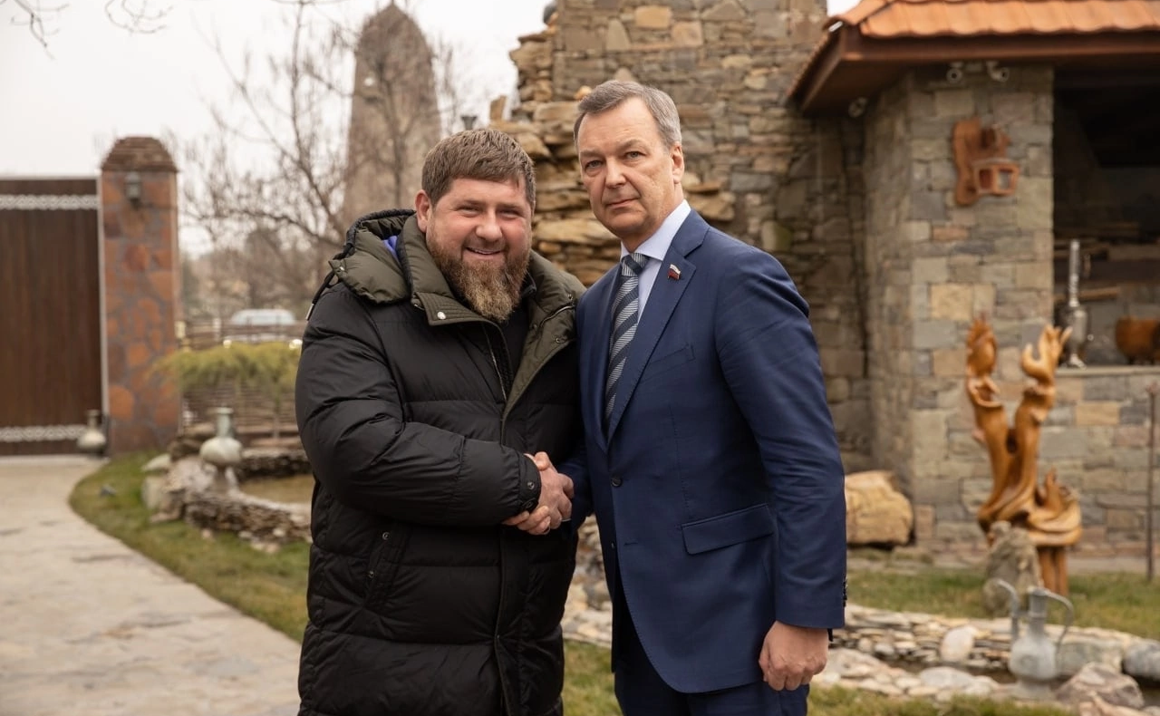 Рамзан Кадыров и Андрей Яцкин