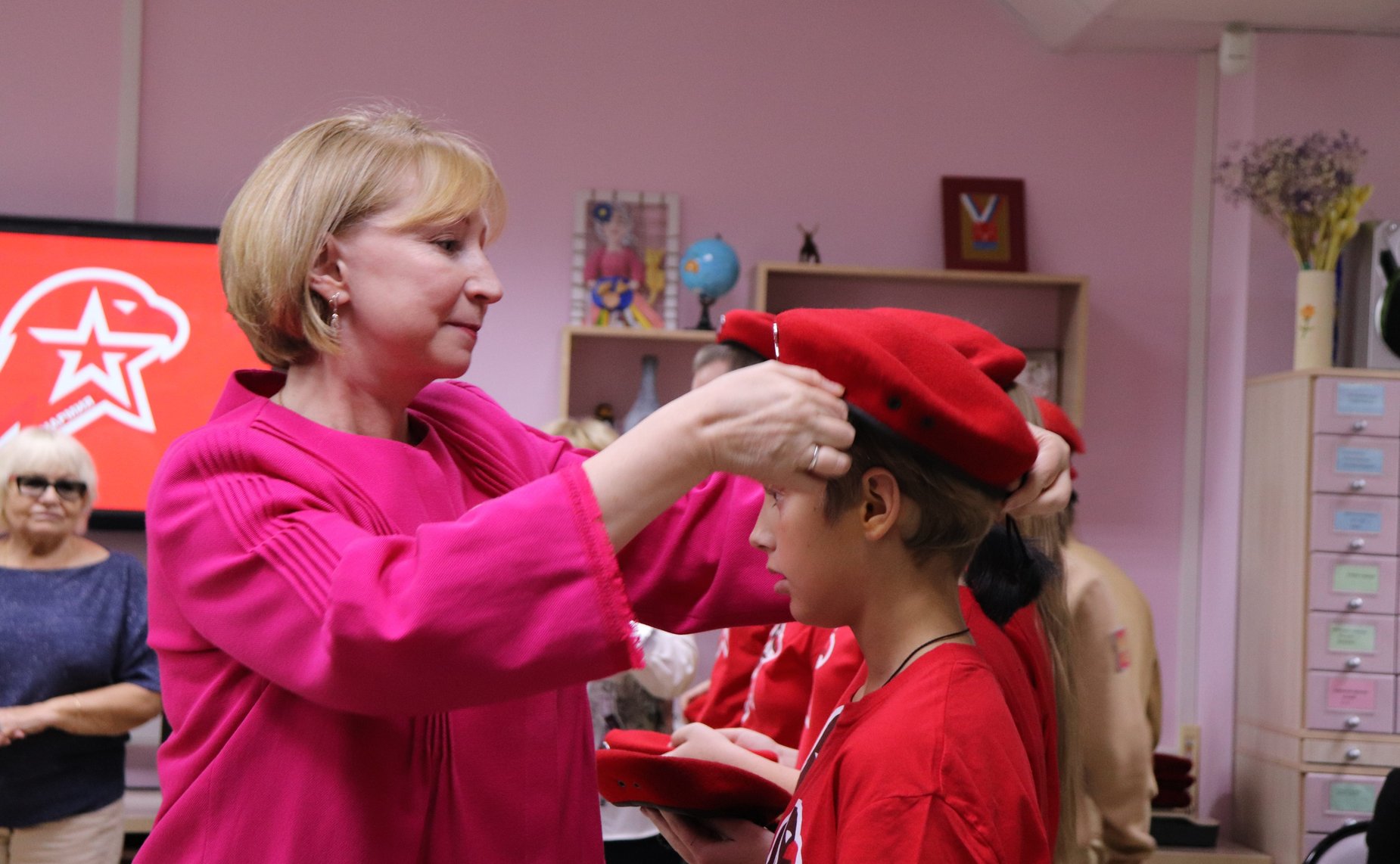 Римма Галушина приняла участие в посвящении новых участников«Юнармии»