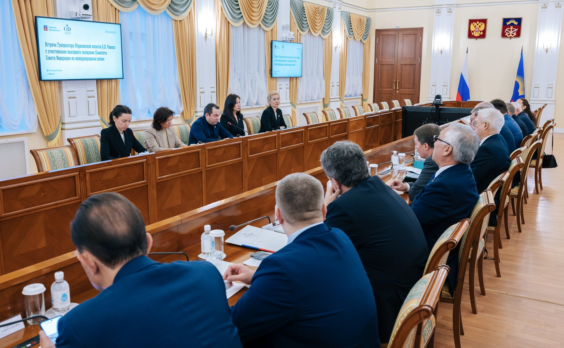 Встреча сенаторов с губернатором Мурманской области