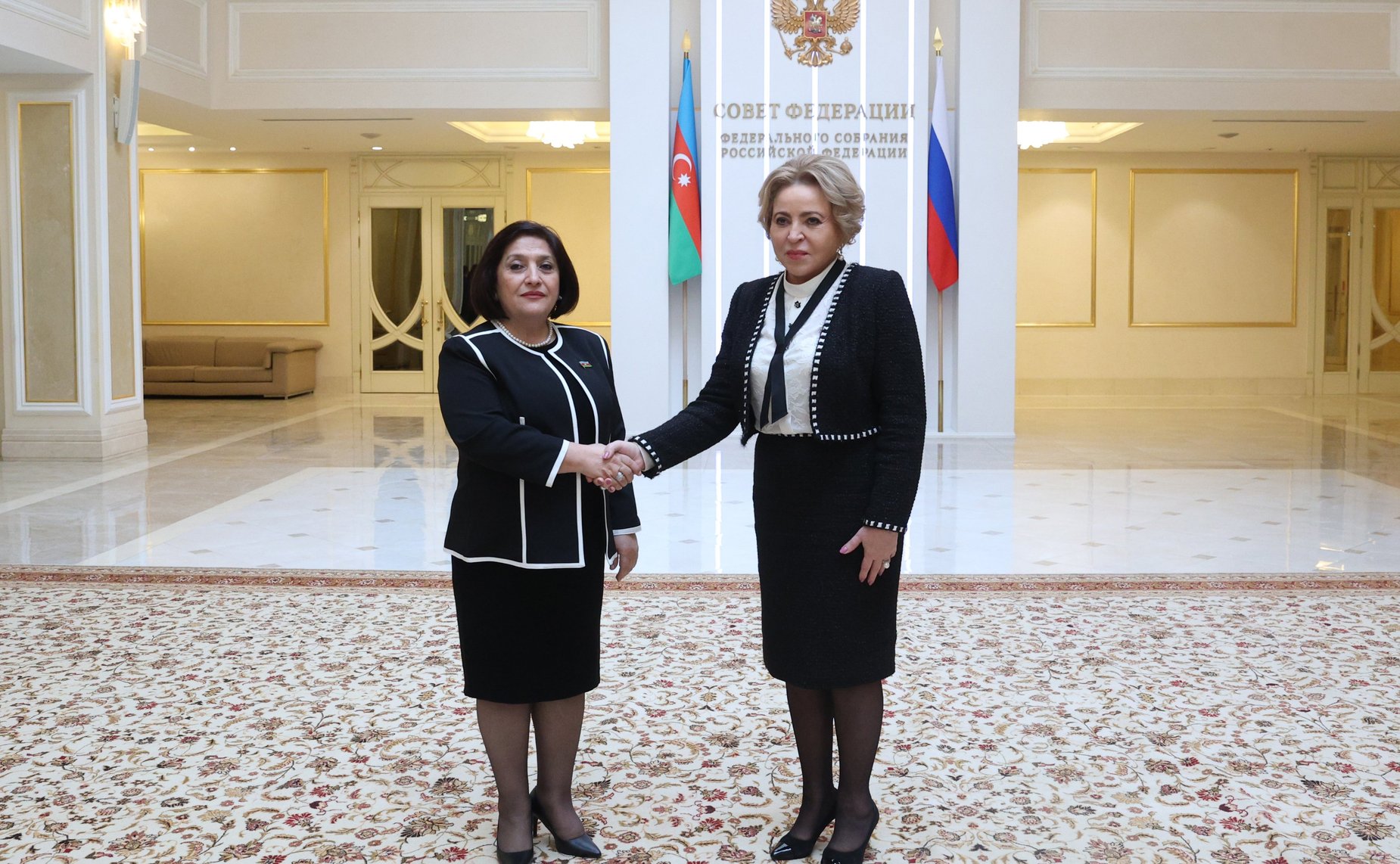 Встреча Председателя СФ Валентины Матвиенко с Председателем Милли Меджлиса Азербайджанской Республики