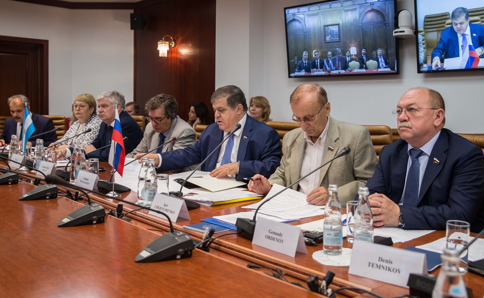 Видеоконференция парламентских групп по сотрудничеству Совета Федерации и Сената Аргентинской Республики