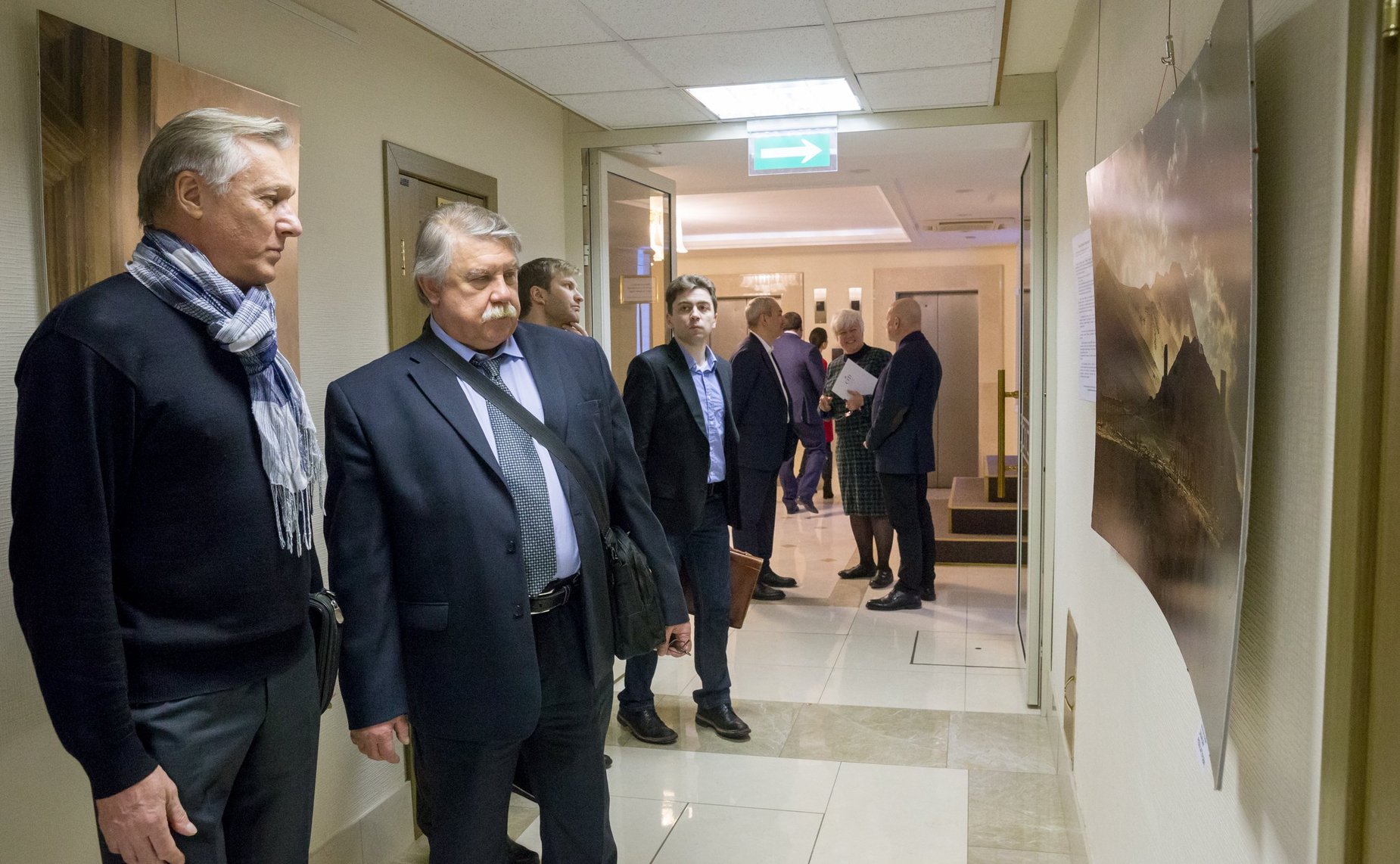 Церемония открытия фотовыставки «Сохраним Пальмиру вместе»