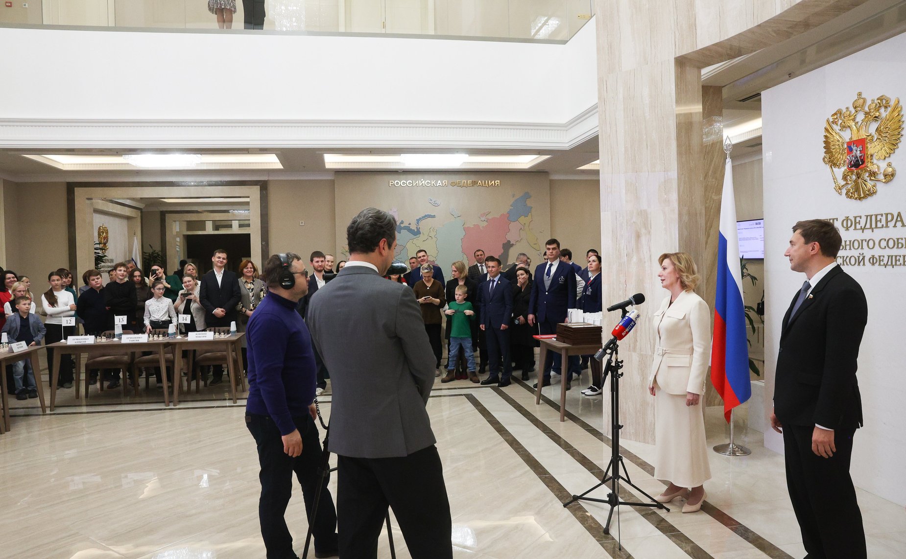 В Совете Федерации состоялся второй шахматный турнир