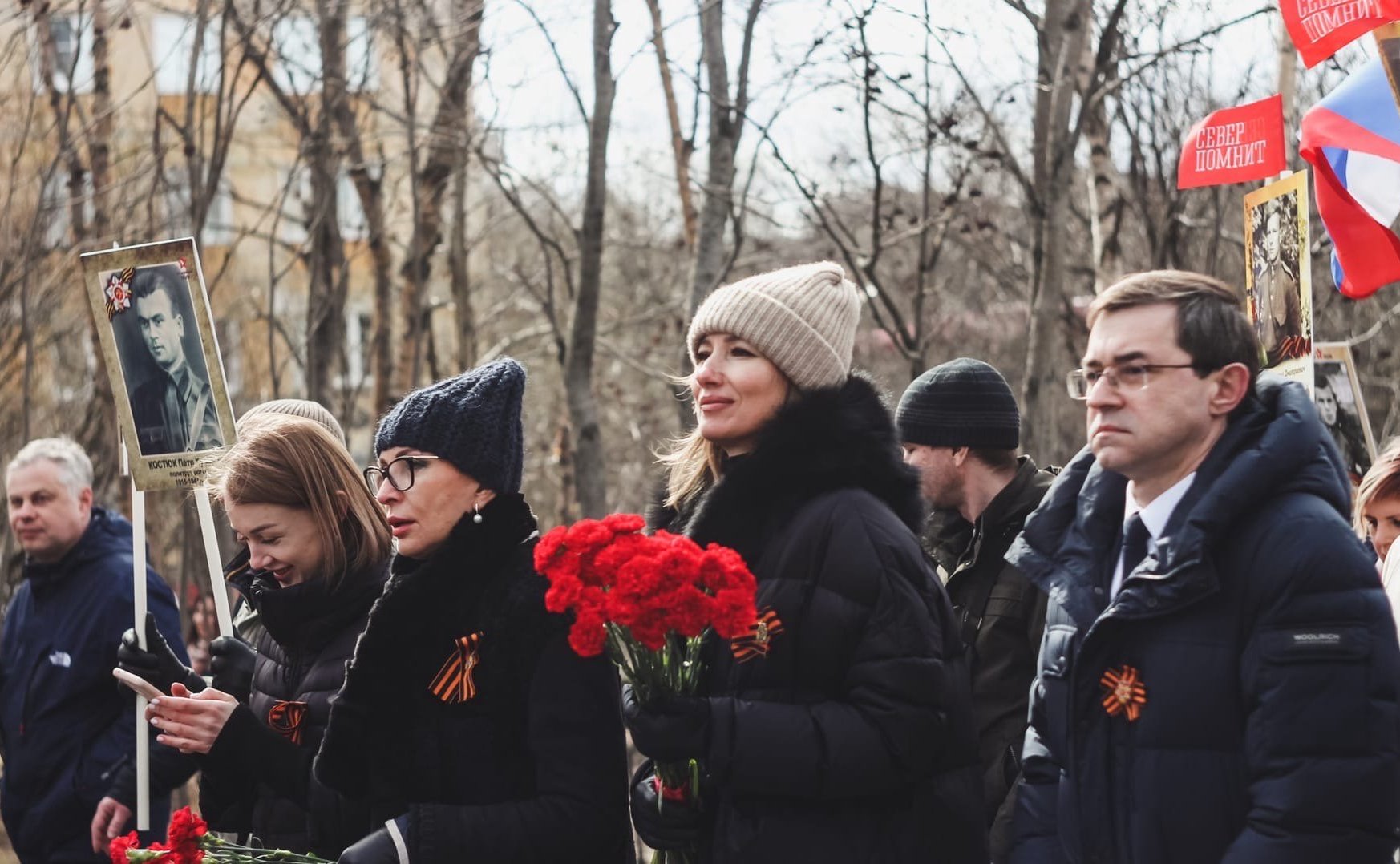 Татьяна Сахарова в рамках работы в регионе приняла участие в мероприятиях, посвященных 77-й годовщине Победы в Великой Отечественной войне