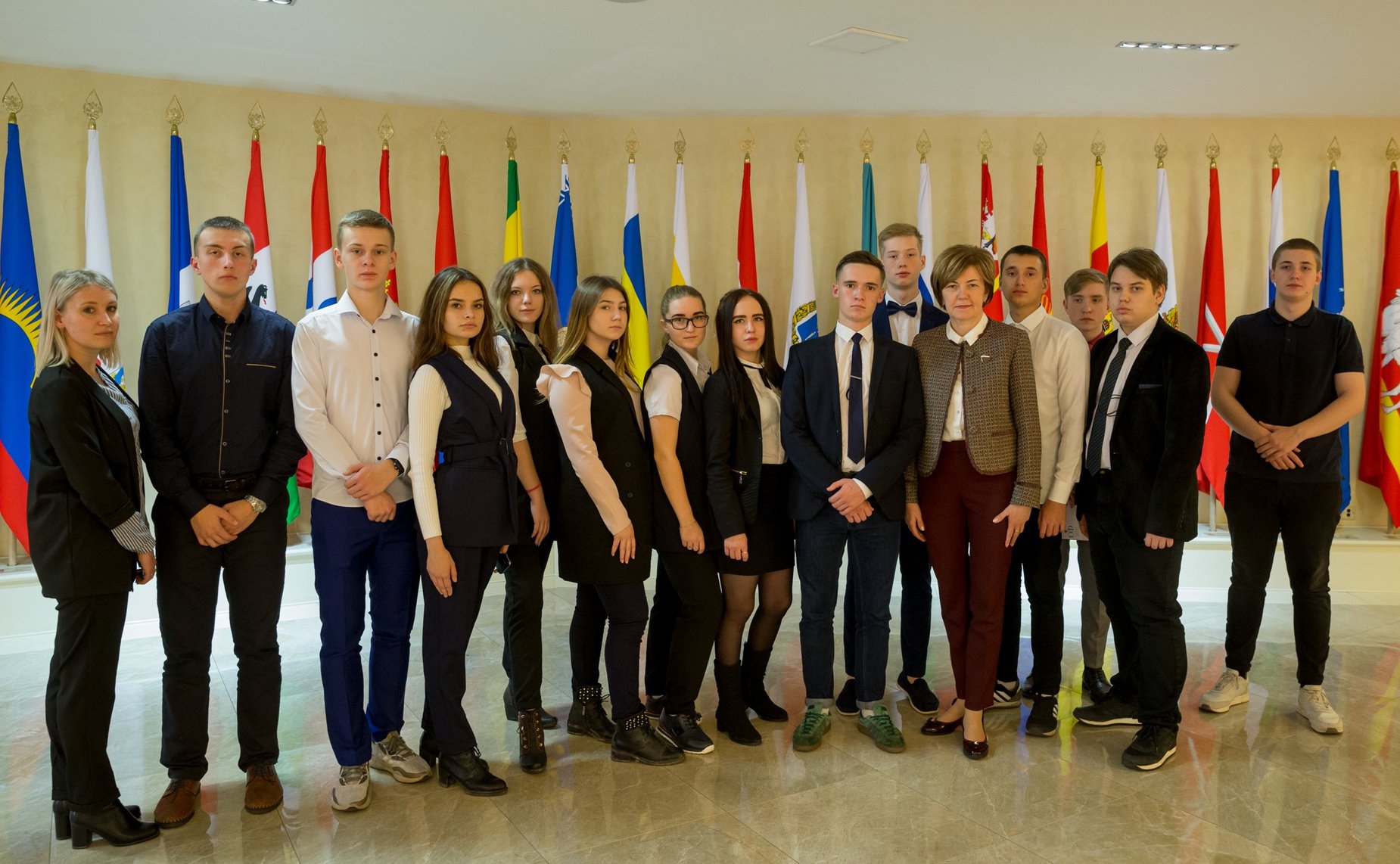 Встреча Е. Авдеевой со студентами Университетского колледжа Вологодской области