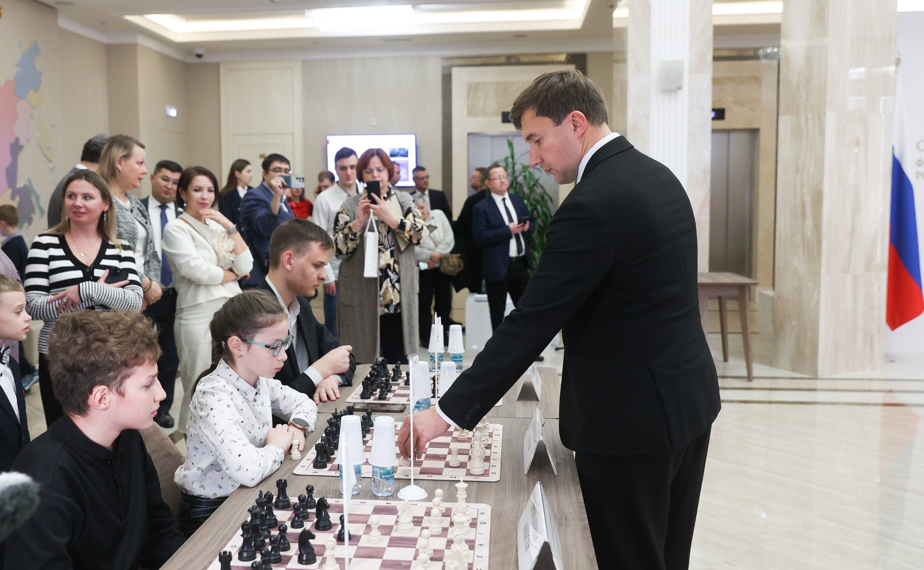 В Совете Федерации состоялся второй шахматный турнир