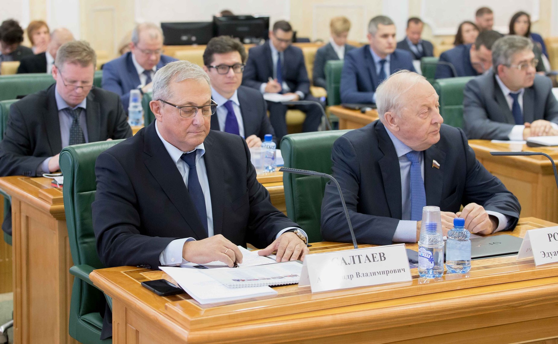 А. Салтаев и Э. Россель