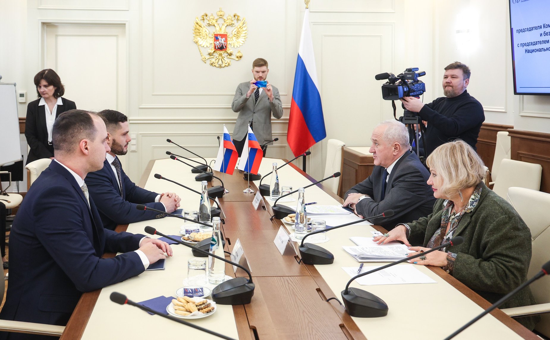 Встреча председателя Комитета Совета Федерации по обороне и безопасности Владимира Булавина с председателем Комитета по обороне и безопасности Национального совета Словацкой Республики