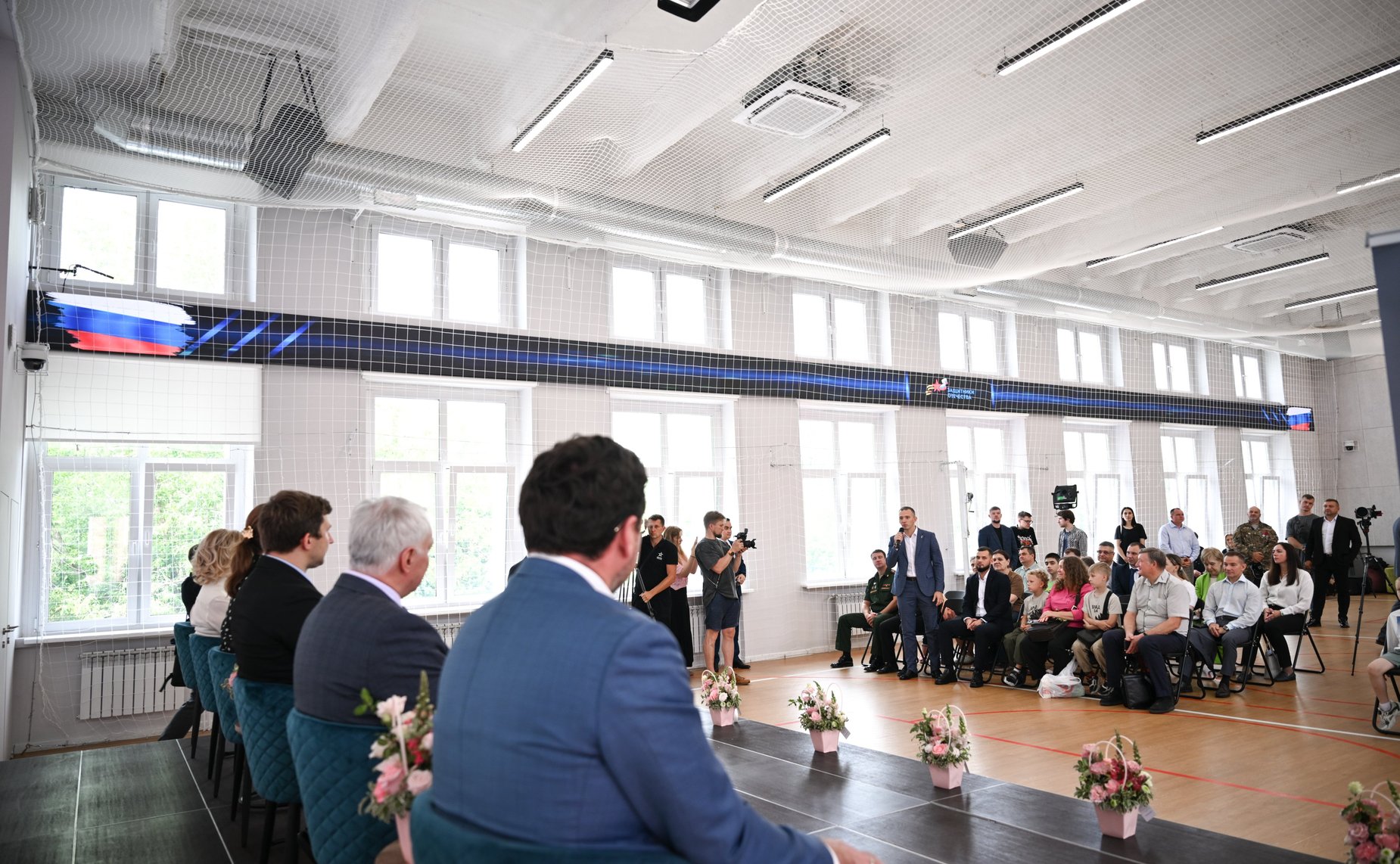 Инна Святенко и Сергей Карякин приняли участие в открытии шахматного клуба и совещании «Вовлечение участников СВО в физическую культуру и спорт»