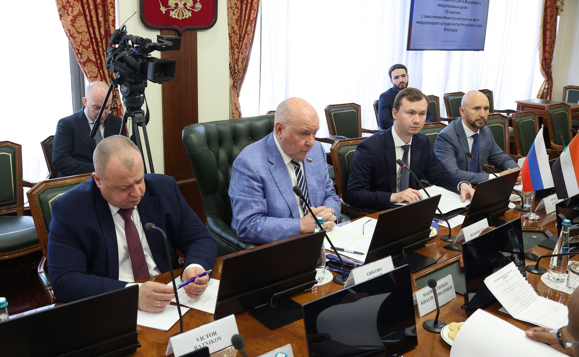Григорий Карасин провел встречу с заместителем Министра иностранных дел и международного сотрудничества Республики Судан Муавией Халедом