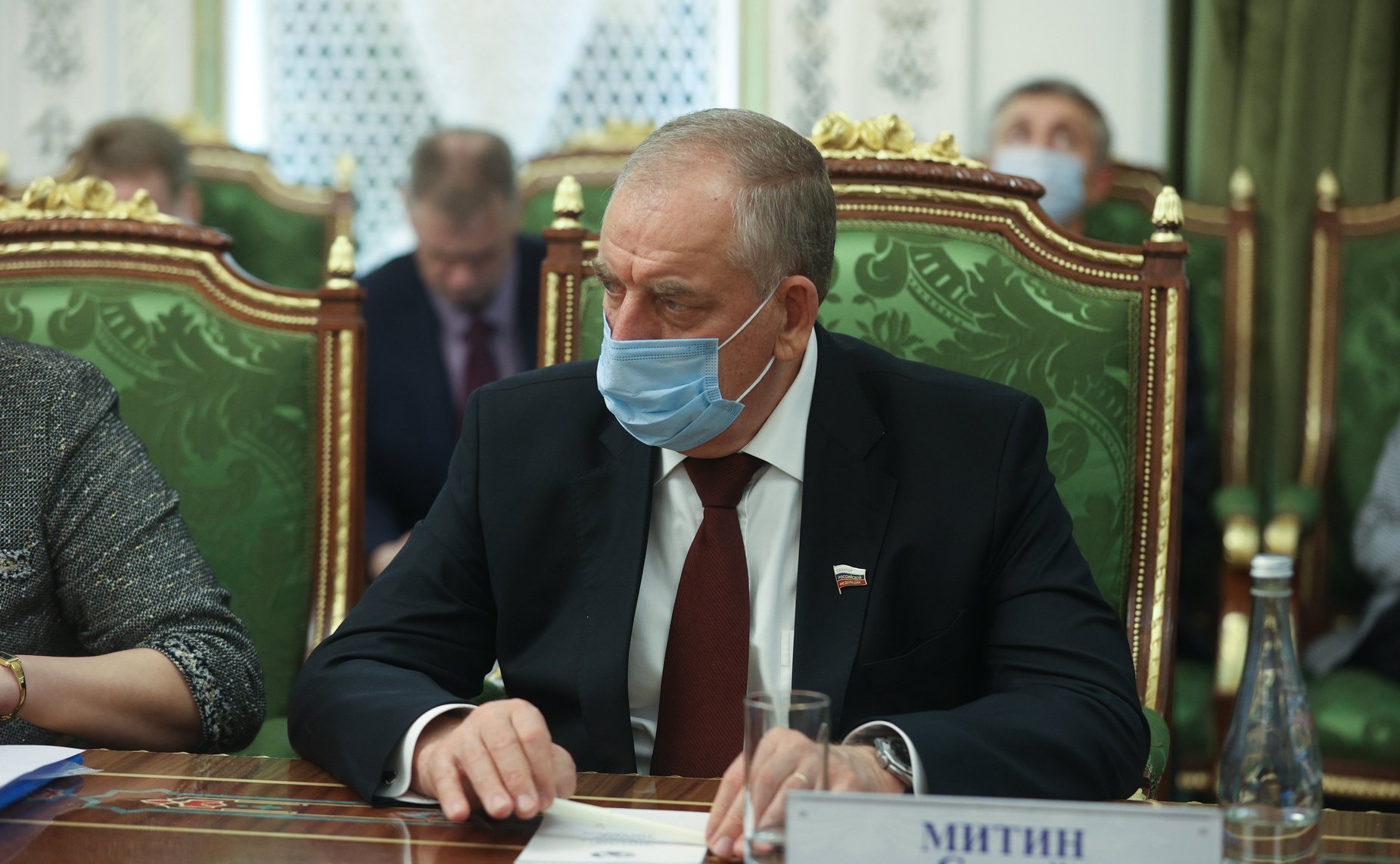 Встреча Председателя Совета Федерации Валентины Матвиенко с Председателем Маджлиси милли Маджлиси Оли Республики Таджикистан Рустами Эмомали