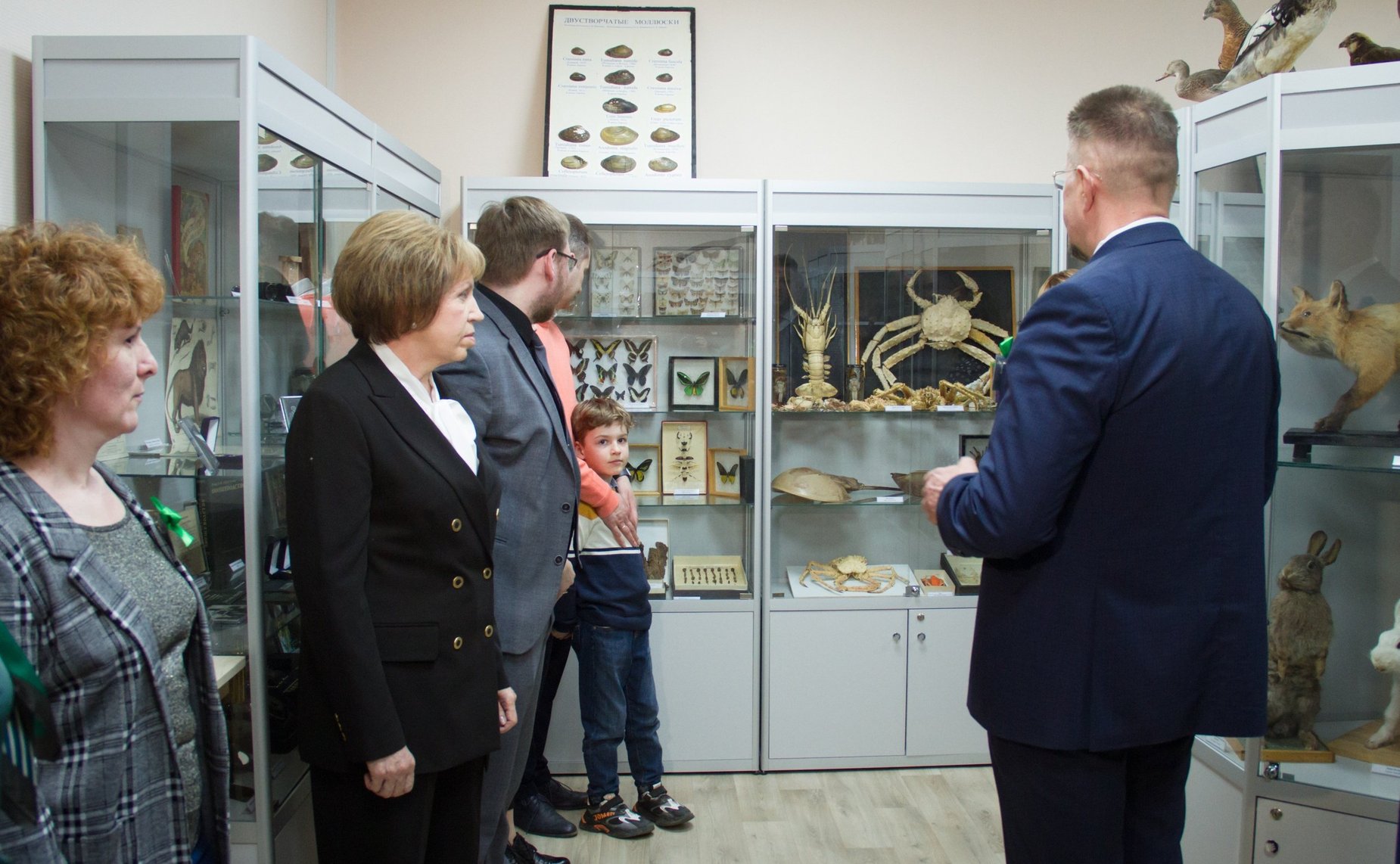 Людмила Скаковская посетила открытие естественно-научной коллекции, которое состоялось в стенах биологического факультета Тверского государственного университета