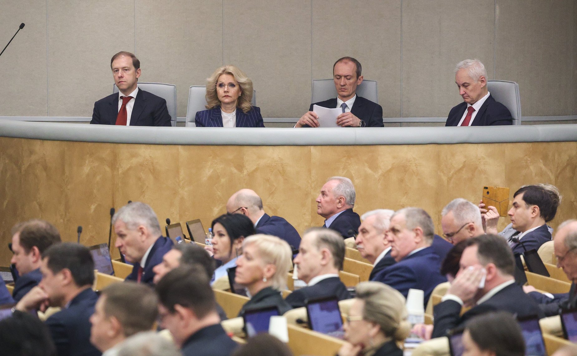 Валентина Матвиенко приняла участие в заседании Государственной Думы, на котором с докладом о работе Правительства РФ выступил Михаил Мишустин