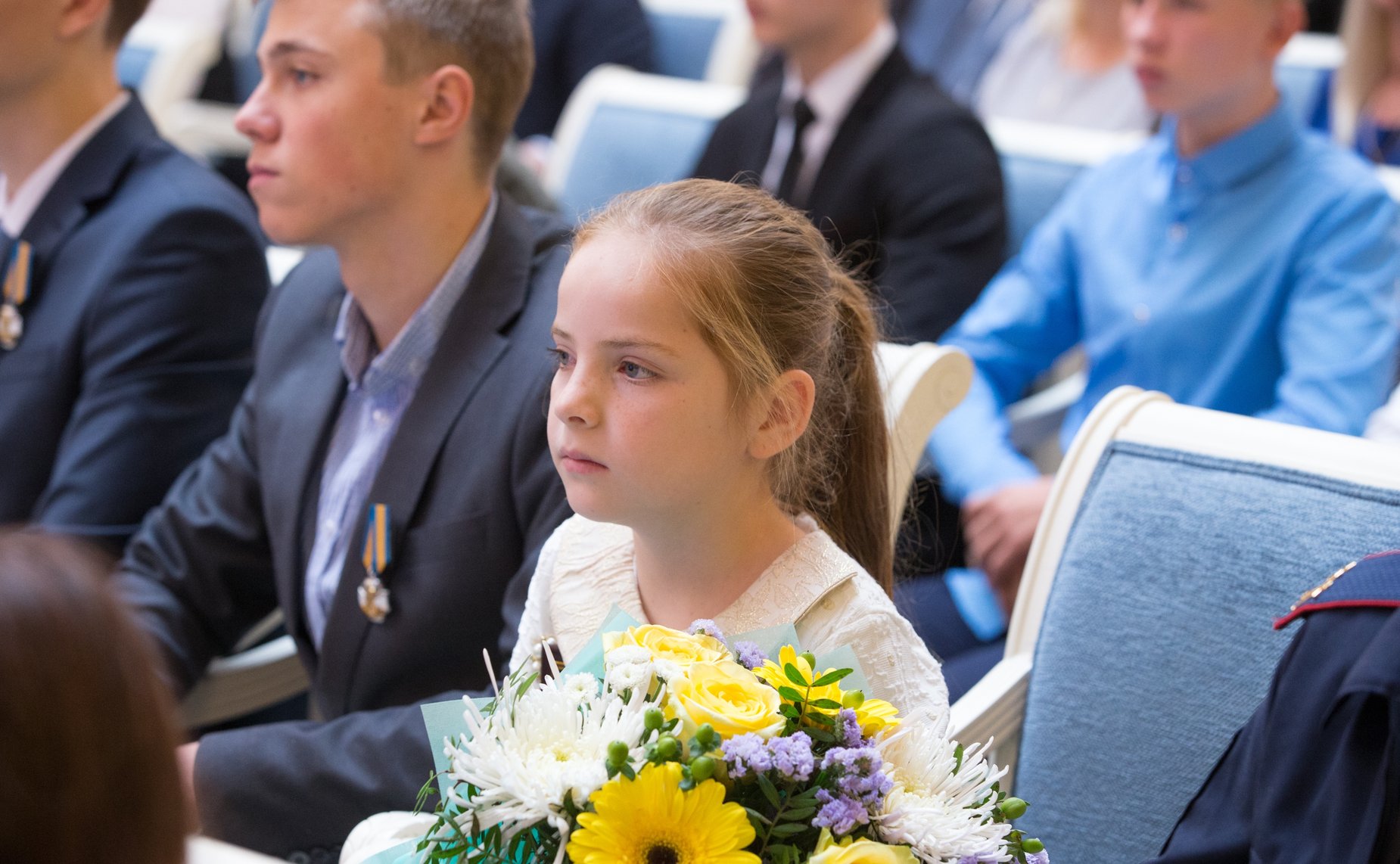 Торжественная церемония награждения и чествования детей и подростков, проявивших личное мужество в экстремальных ситуациях