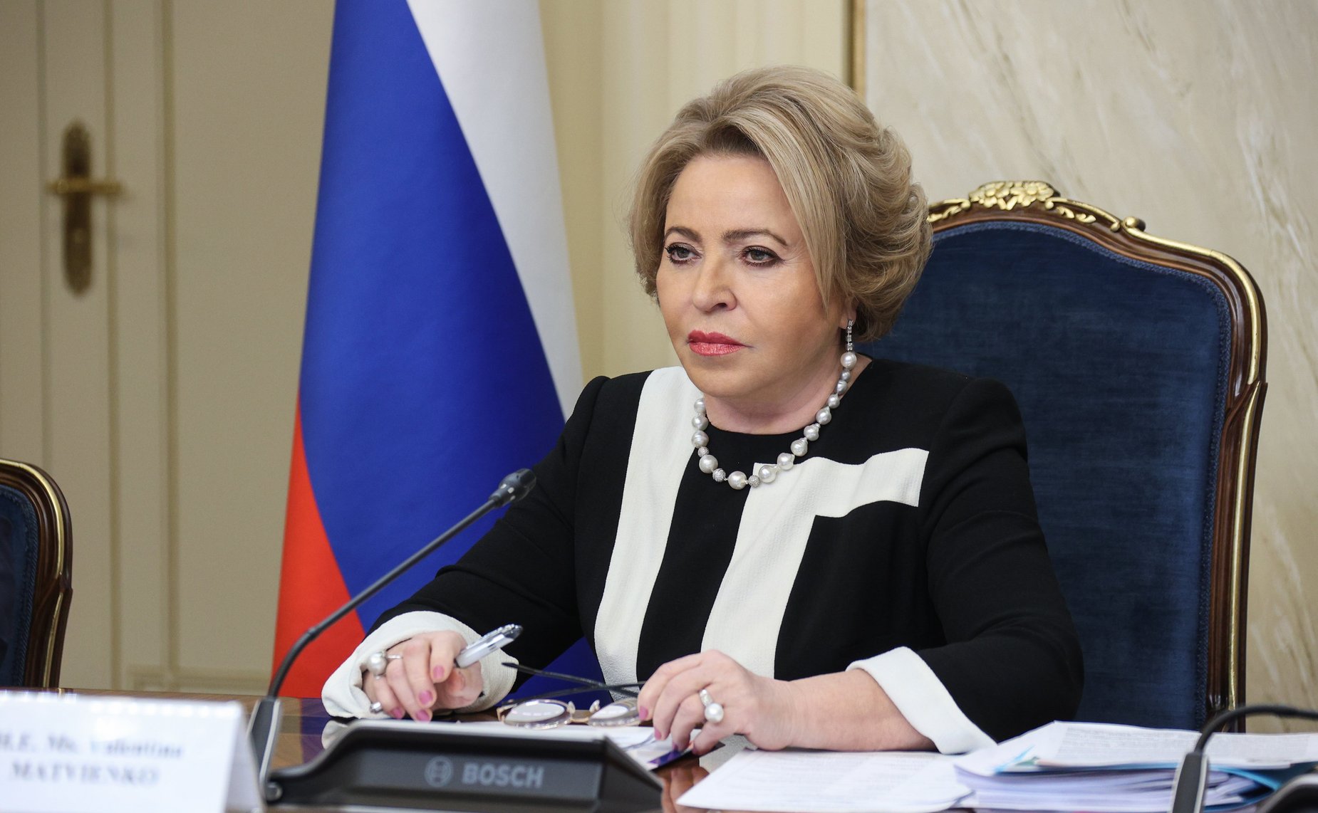 Участие Председателя Совета Федерации Валентины Матвиенко во встрече руководителей парламентов стран-членов Группы друзей Нейтралитета