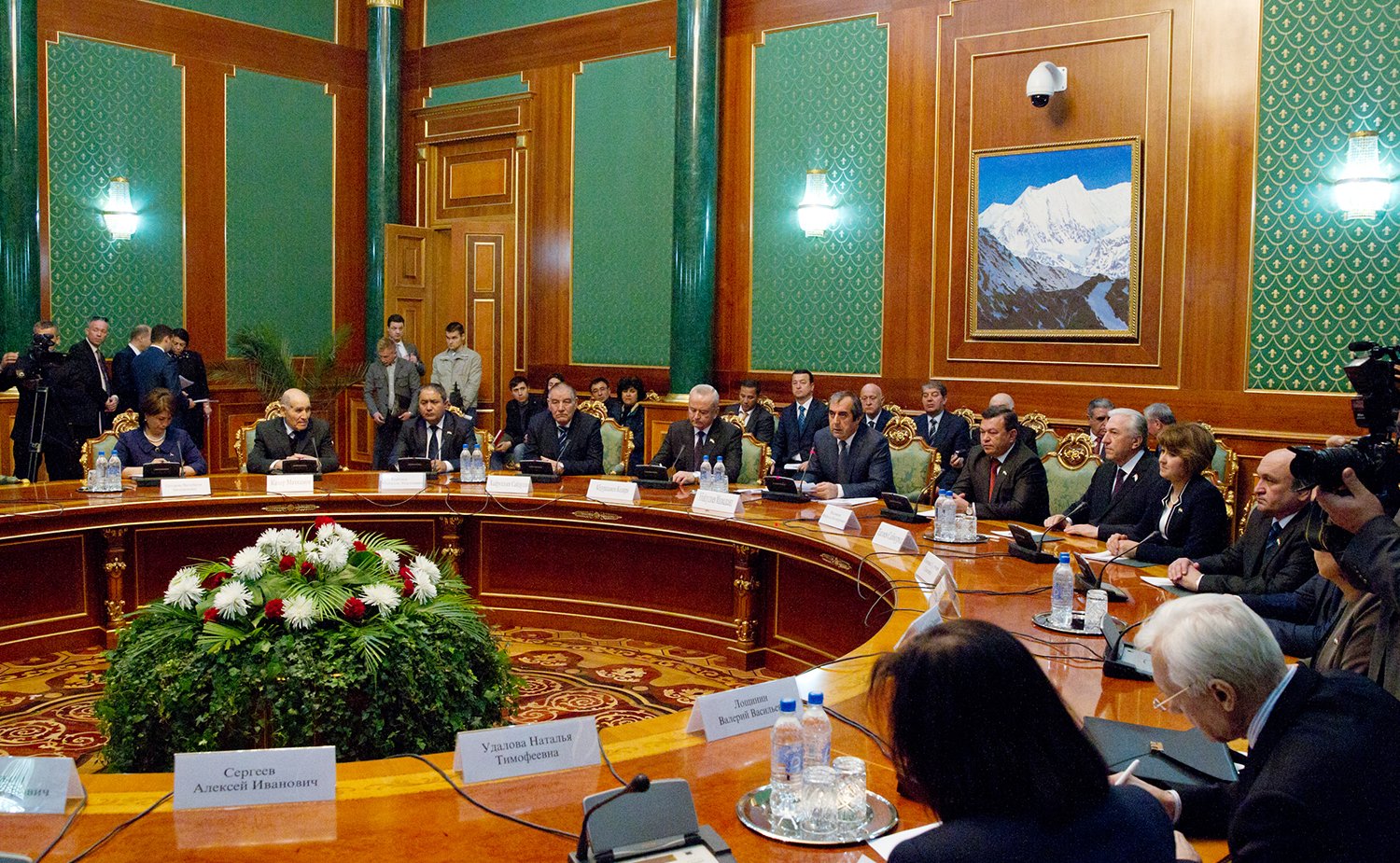 Визит делегации Совета Федерации во главе с Председателем СФ в Таджикистан 3