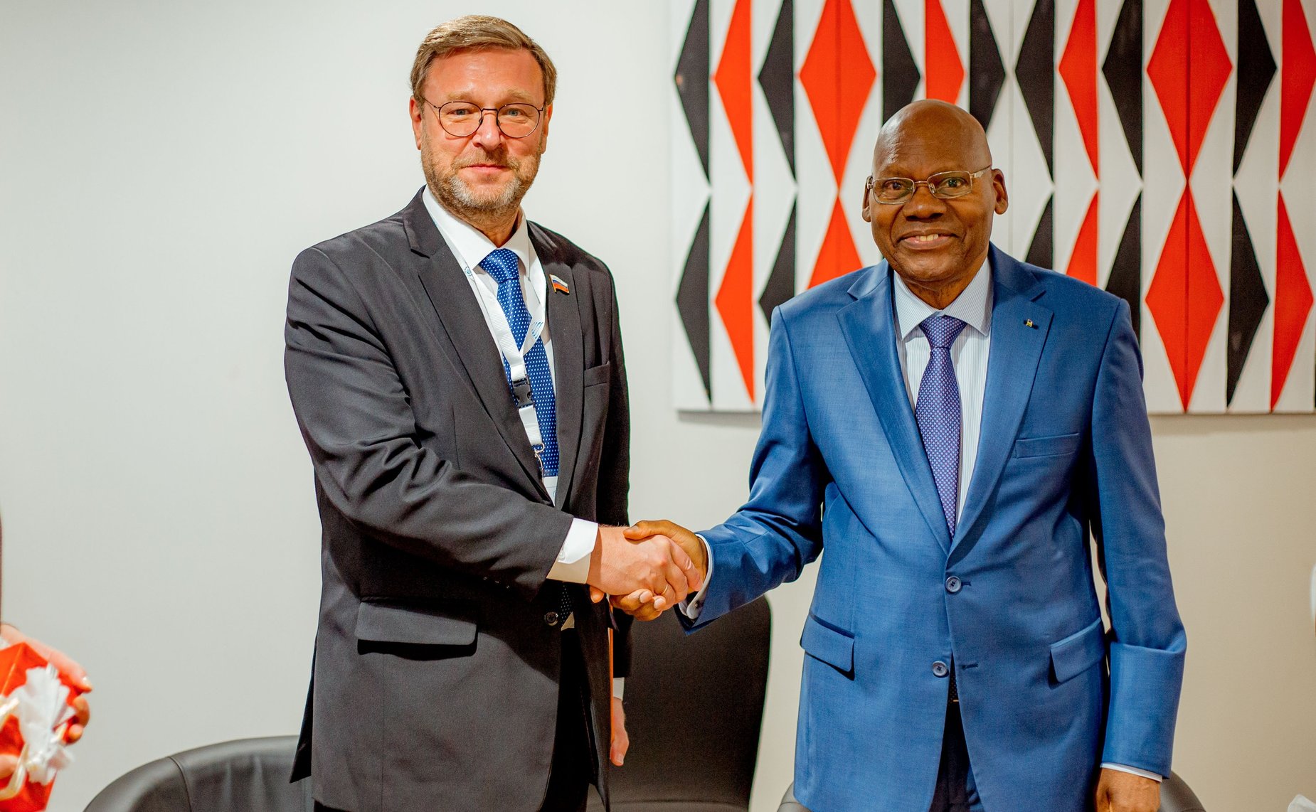 Встреча заместителя Председателя СФ Константина Косачева с Председателем Сената Руанды Августином Иямуремье