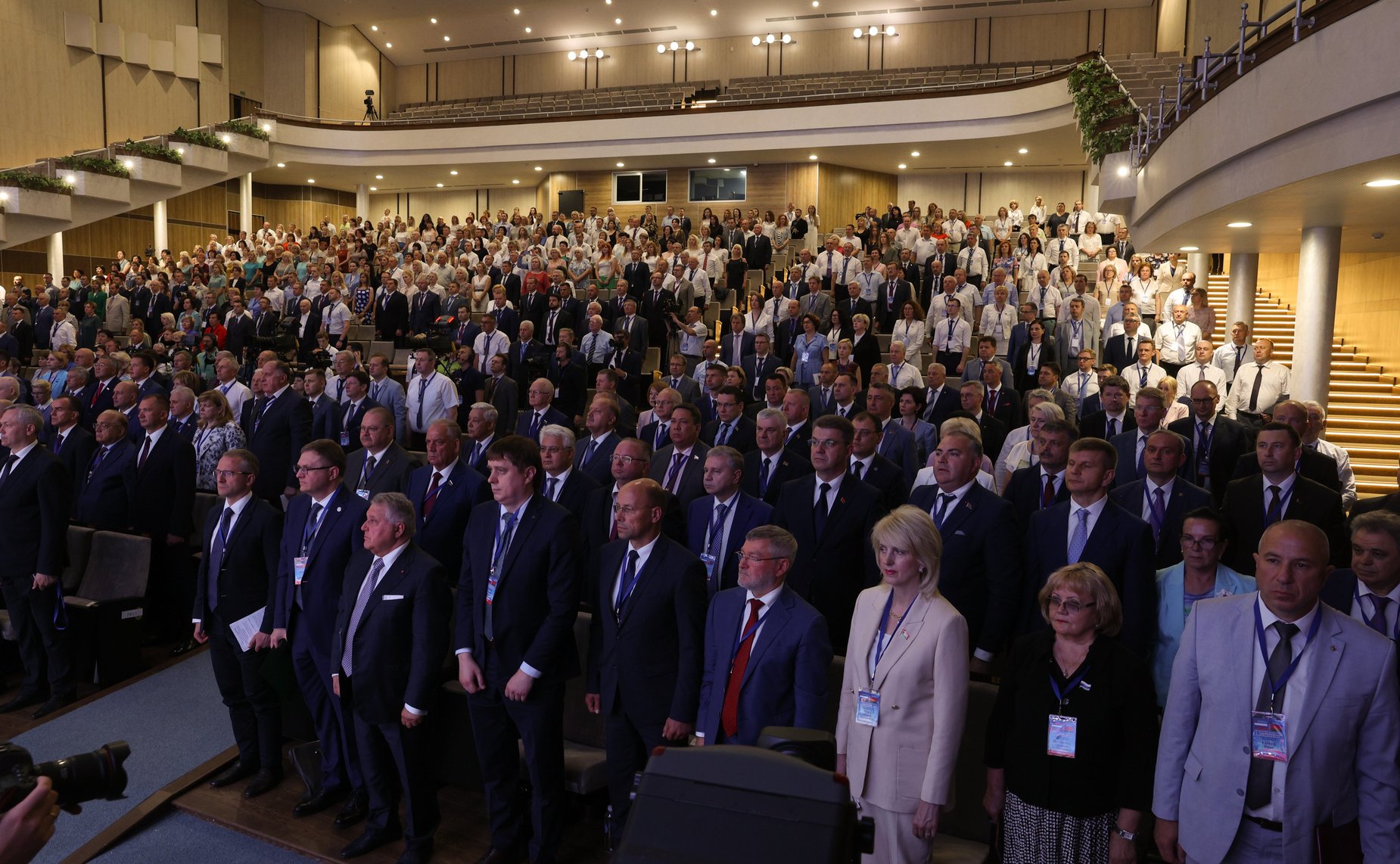 Пленарное заседание Девятого форума регионов Беларуси и России