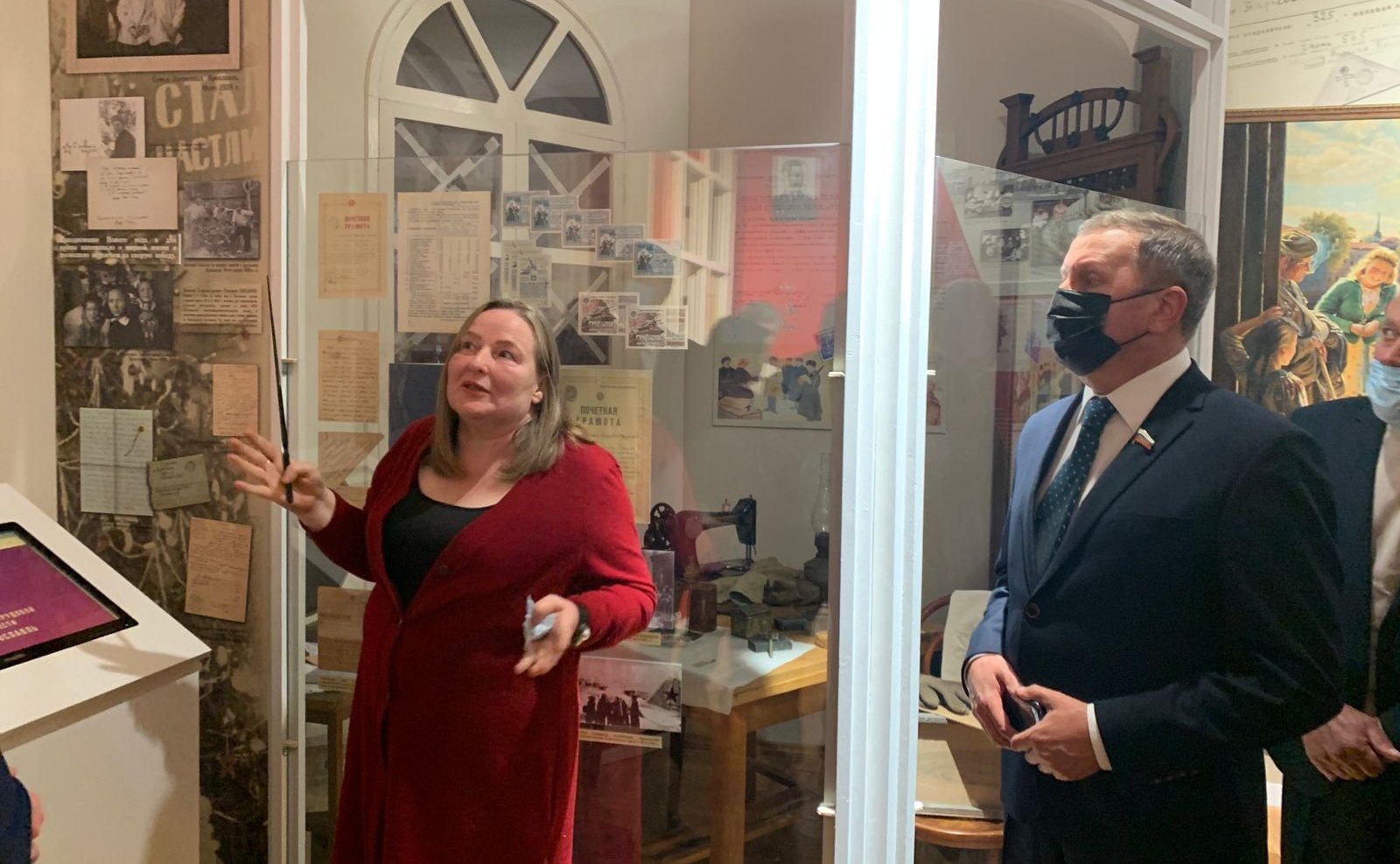 Сергей Березкин посетил новую экспозицию «Город трудовой доблести» в Музее истории города Ярославля