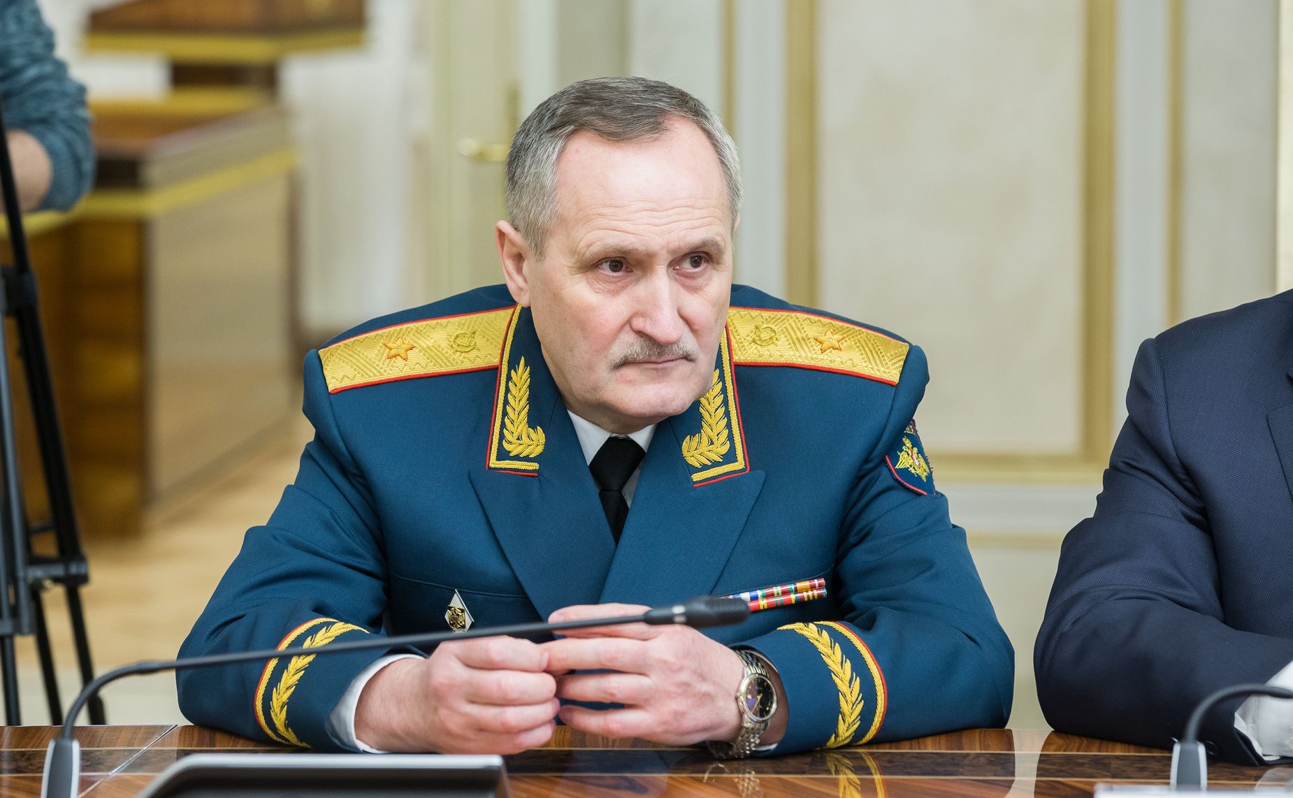 Совместное заседание Комитета СФ по обороне и безопасности и Клуба военачальников РФ и открытие выставки произведений художника-мариниста Павла Бойко