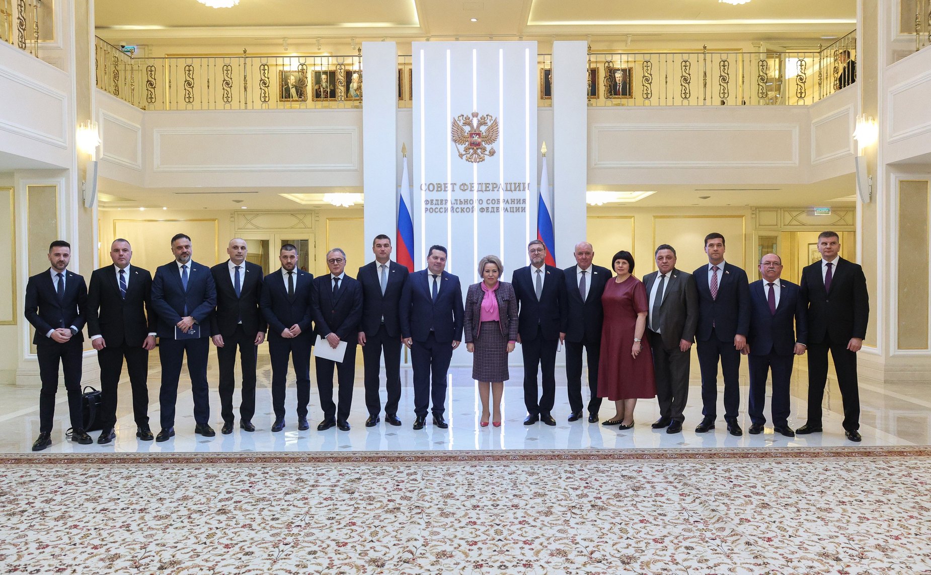 Валентина Матвиенко провела встречу с Председателем Народной скупщины Республики Сербской Ненадом Стевандичем