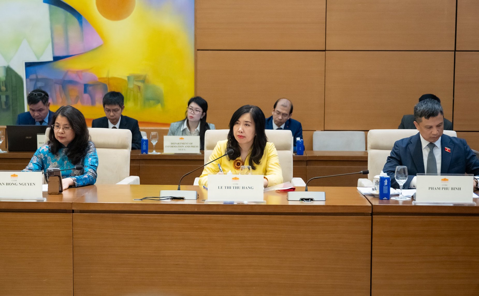 Совместное заседание групп по сотрудничеству Совета Федерации ФС Российской Федерации и Национального собрания Социалистической Республики Вьетнам