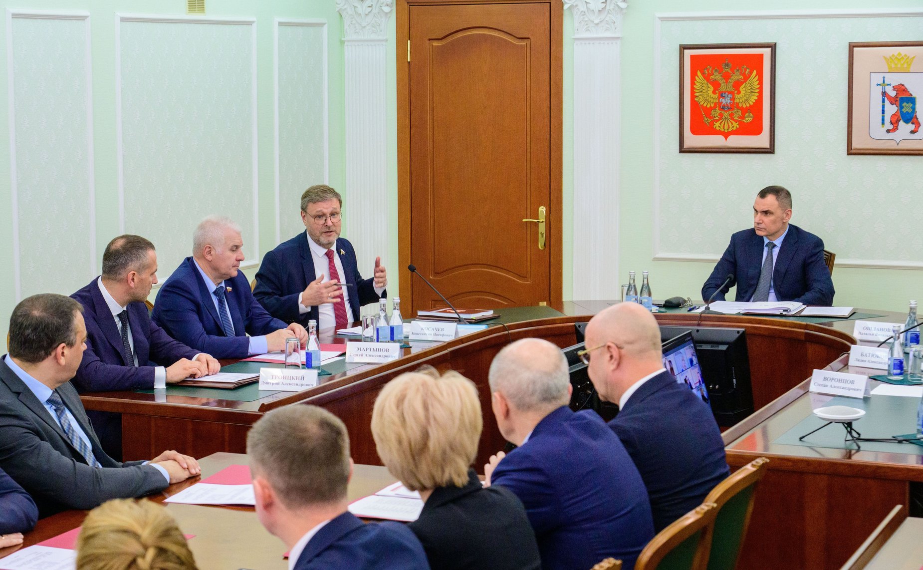 Константин Косачев выступил в Правительстве Республики Марий Эл с отчетом о деятельности сенатора за 2025 год