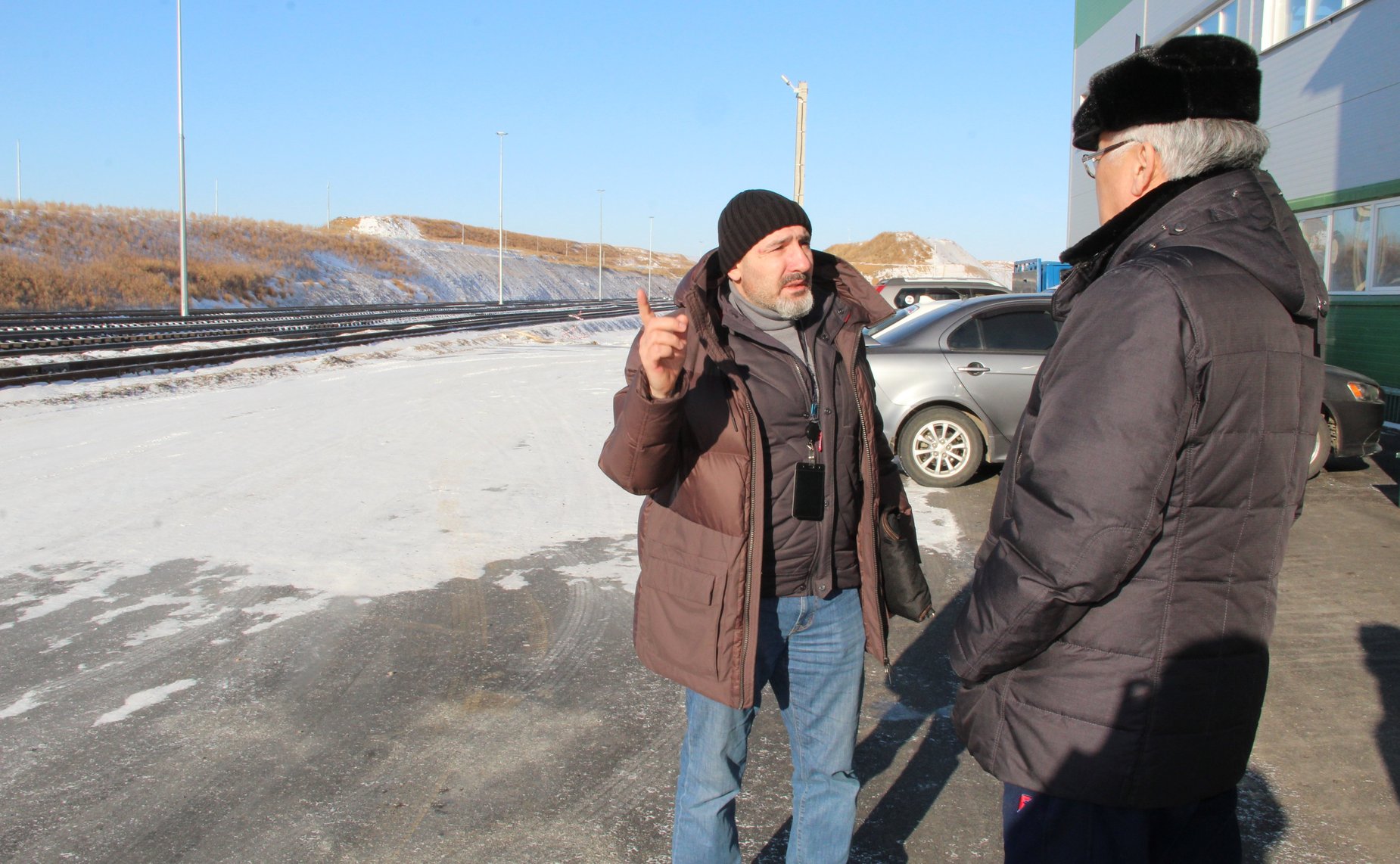 Баир Жамсуев в ходе работы в регионе посетил первый в мире специализированный сухопутный зерновой терминал полного цикла в Забайкальске