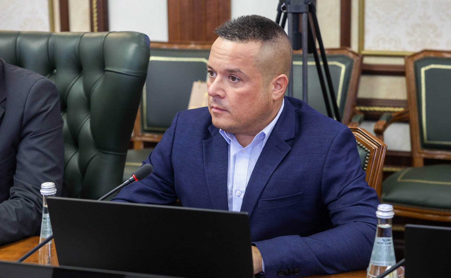 Встреча председателя Комитета СФ по международным делам и председателя Комитета СФ по Регламенту и организации парламентской деятельности с независимым членом Европарламента, депутатом словацкой партии «Курс-социальная демократия»