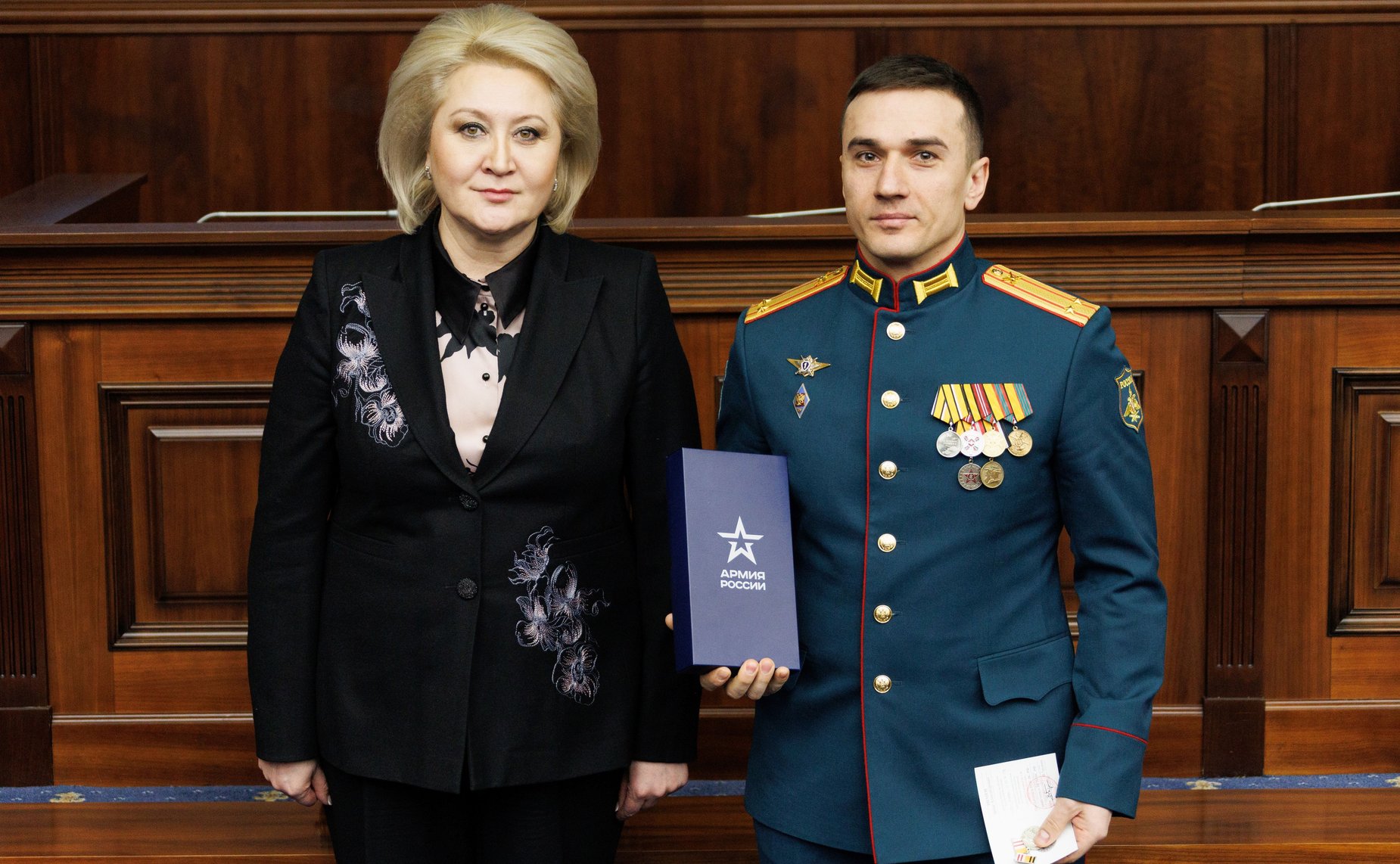 Лилия Гумерова приняла участие в торжественной церемонии награждения победителей конкурсов «Лучший молодой ученый Министерства обороны РФ» и на лучшие научные работы в Вооруженных Силах РФ за 2025 год