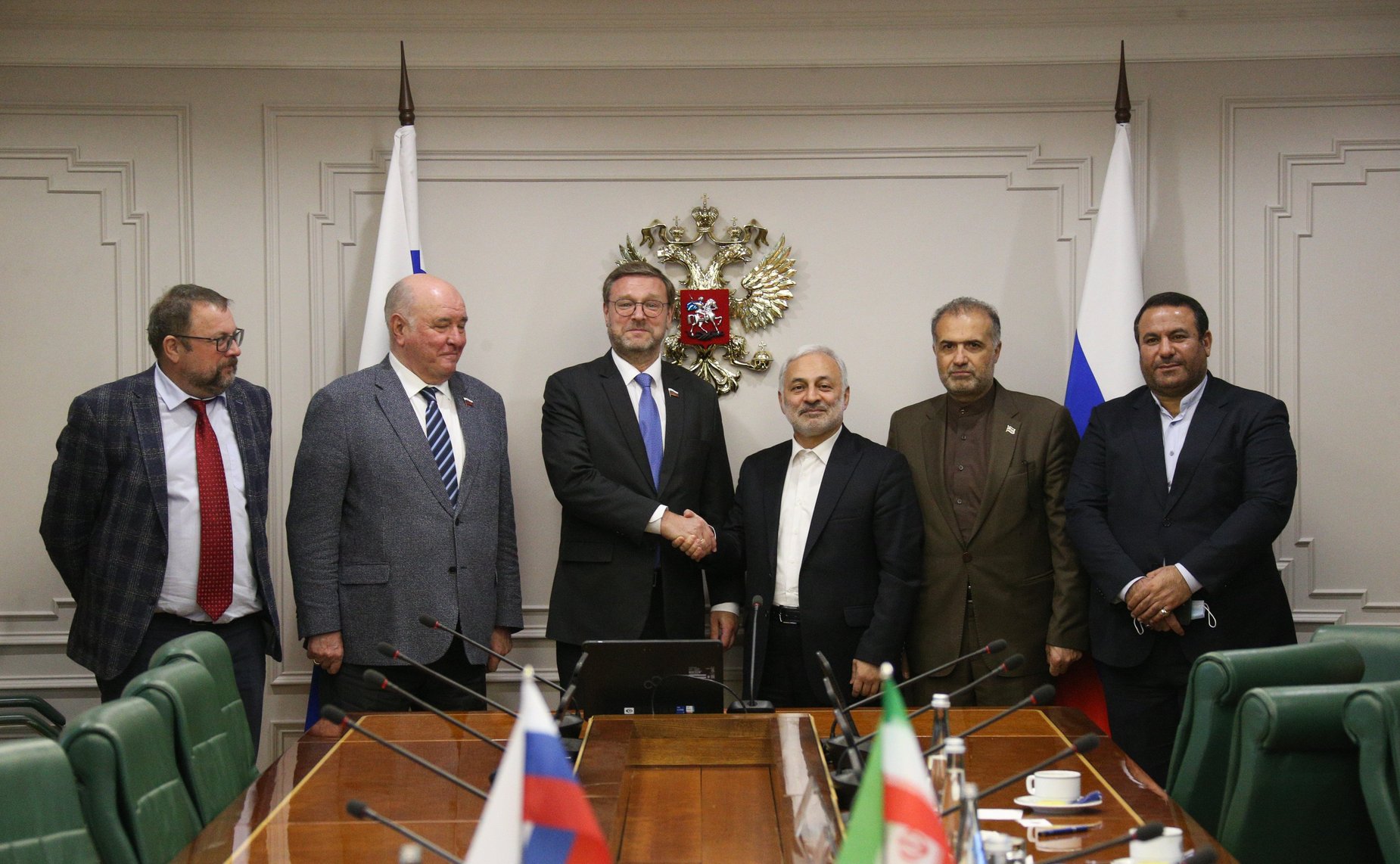 Встреча заместителя Председателя Совета Федерации Константина Косачева с председателем Комиссии по национальной безопасности и внешней политике Собрания Исламского Совета Исламской Республики Иран