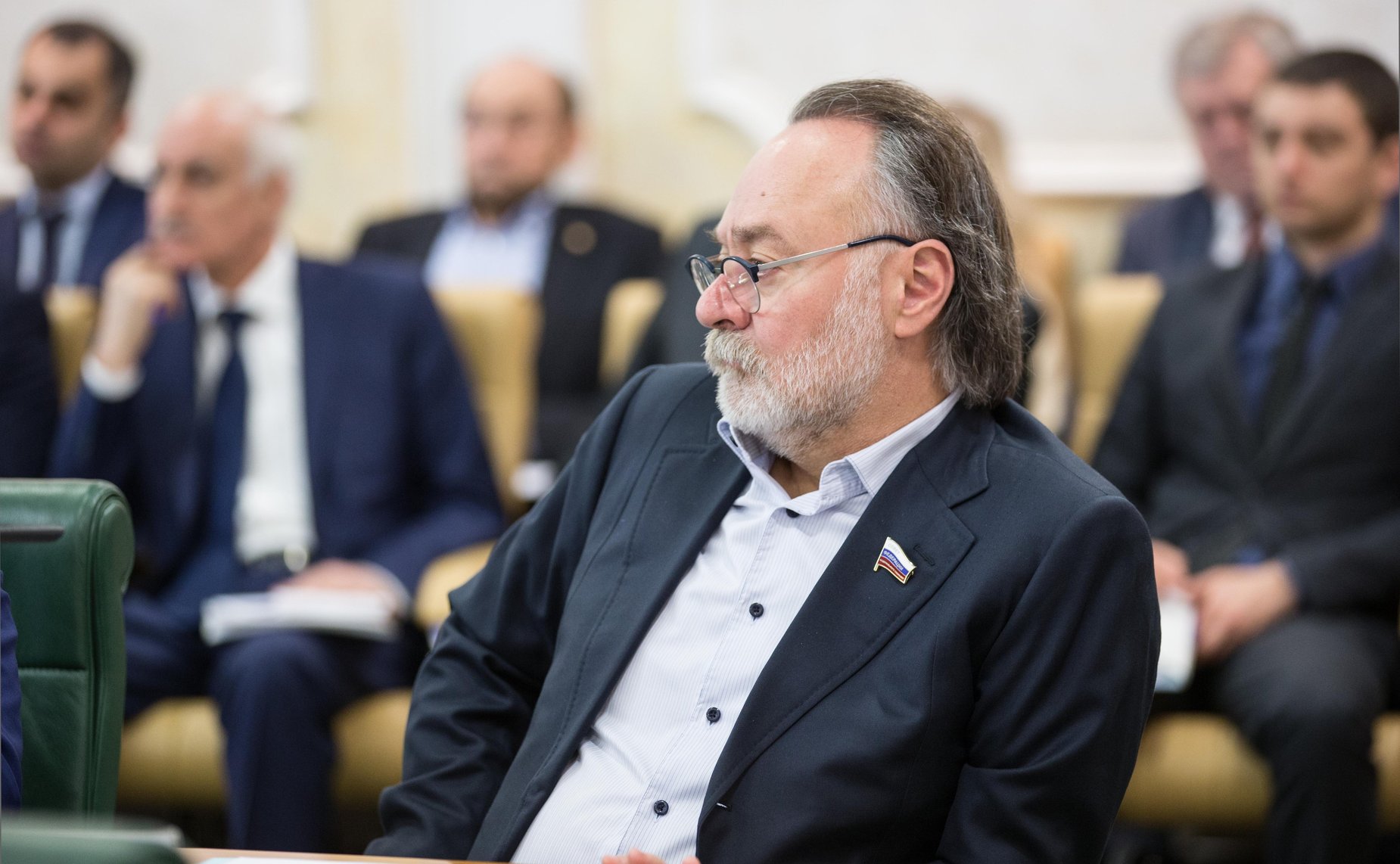 А. Тотоонов на заседании Совета по межнациональным отношениям и взаимодействию с религиозными объединениями при СФ