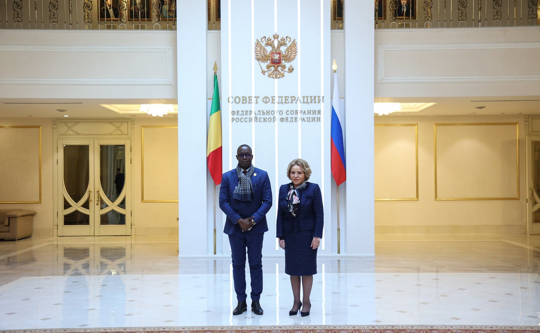 Встреча Председателя Совета Федерации Валентины Матвиенко с Председателем Национального переходного совета Республики Мали