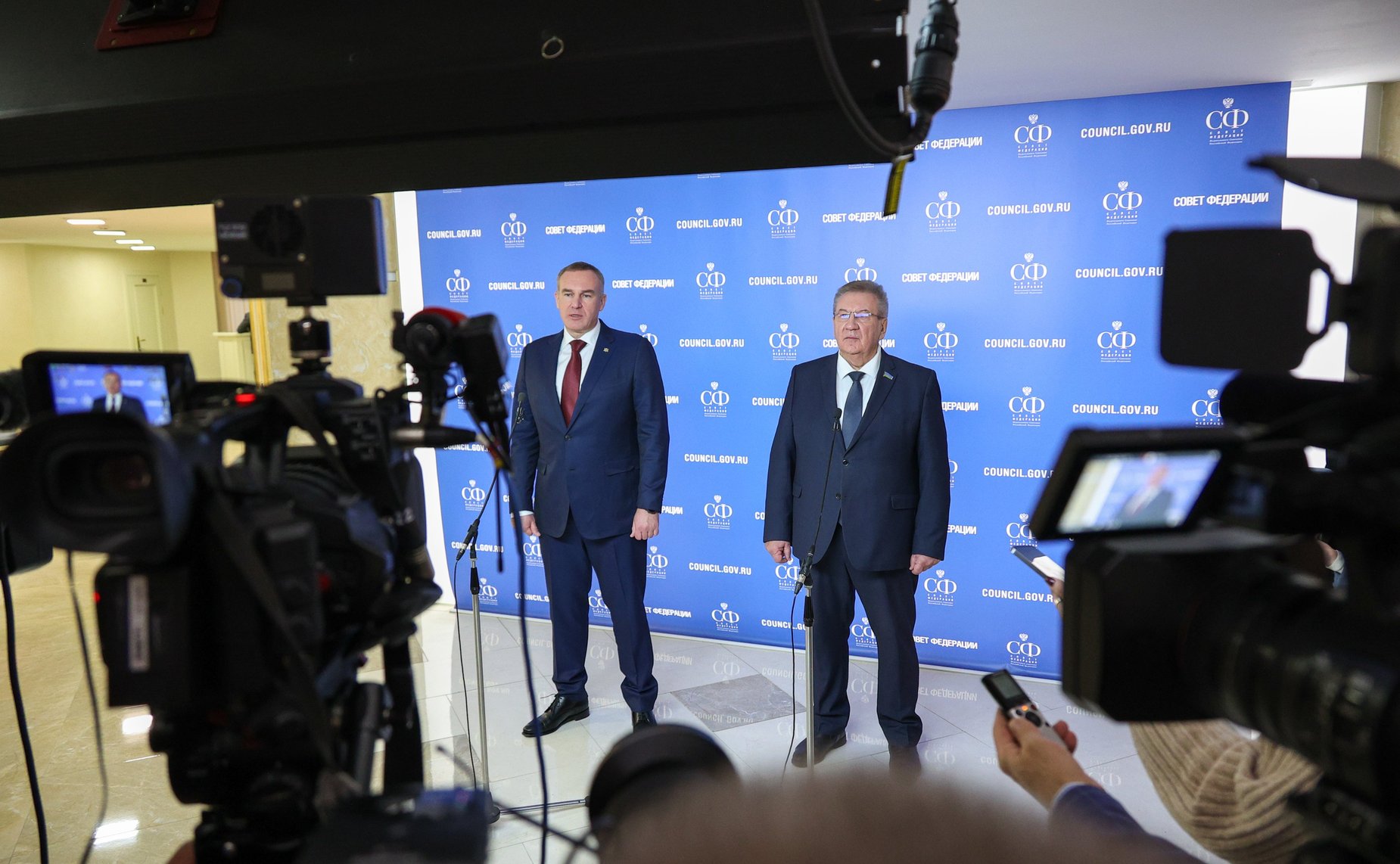 Пресс-подход руководителей Ханты-Мансийского автономного округа – Югры