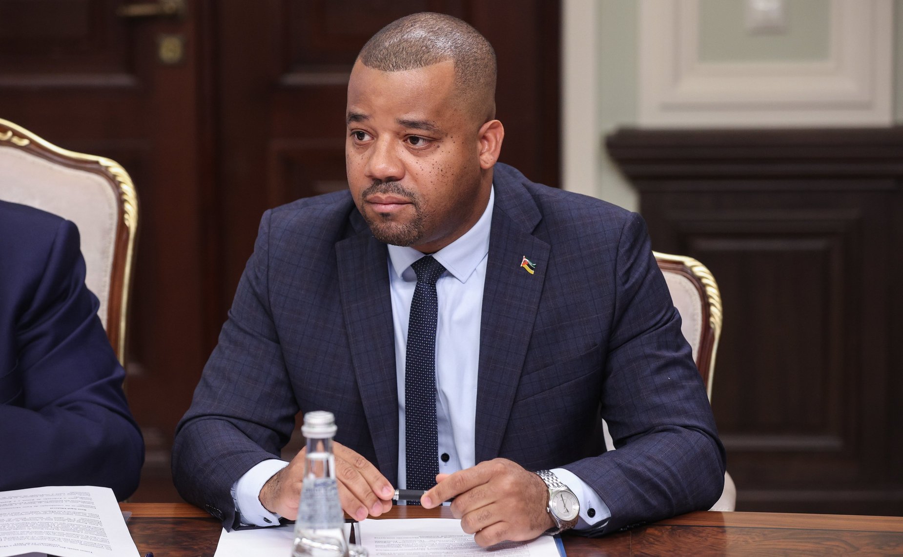 Григорий Карасин встретился с Чрезвычайным и Полномочным Послом Республики Мозамбик в Российской Федерации Жузе Матеушем Муарией Катупхой