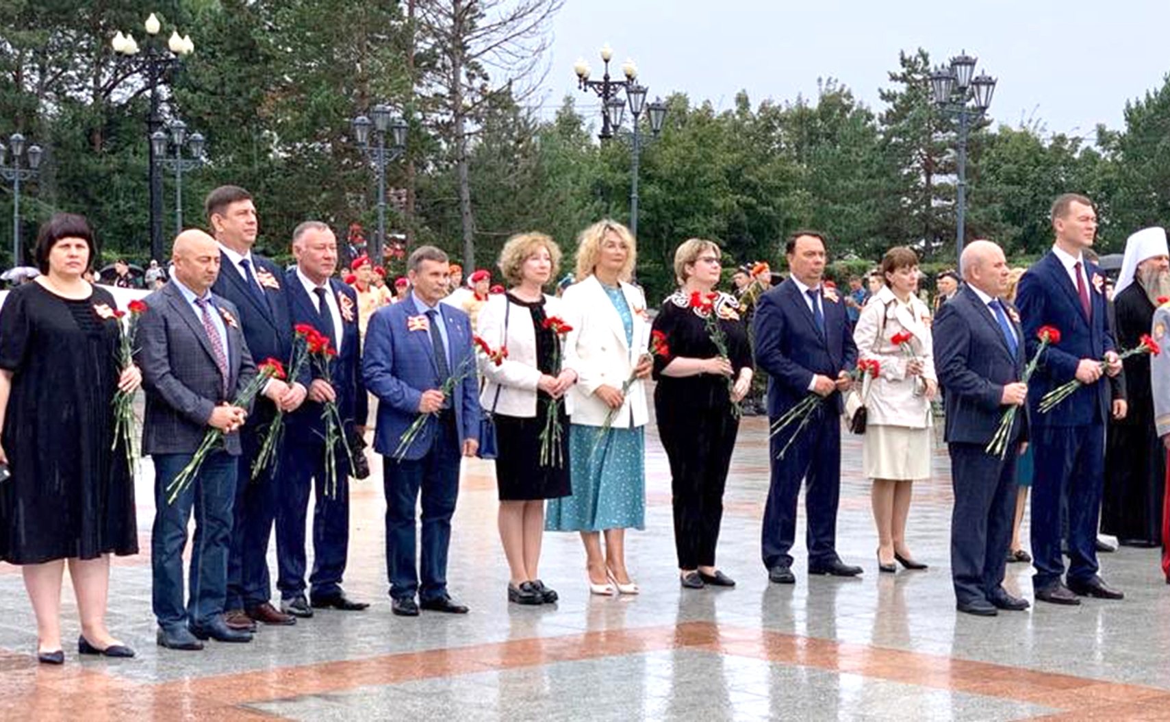 Сенаторы приняли участие в торжественных мероприятиях в Хабаровске, посвященных 75-летию окончания Второй мировой войны