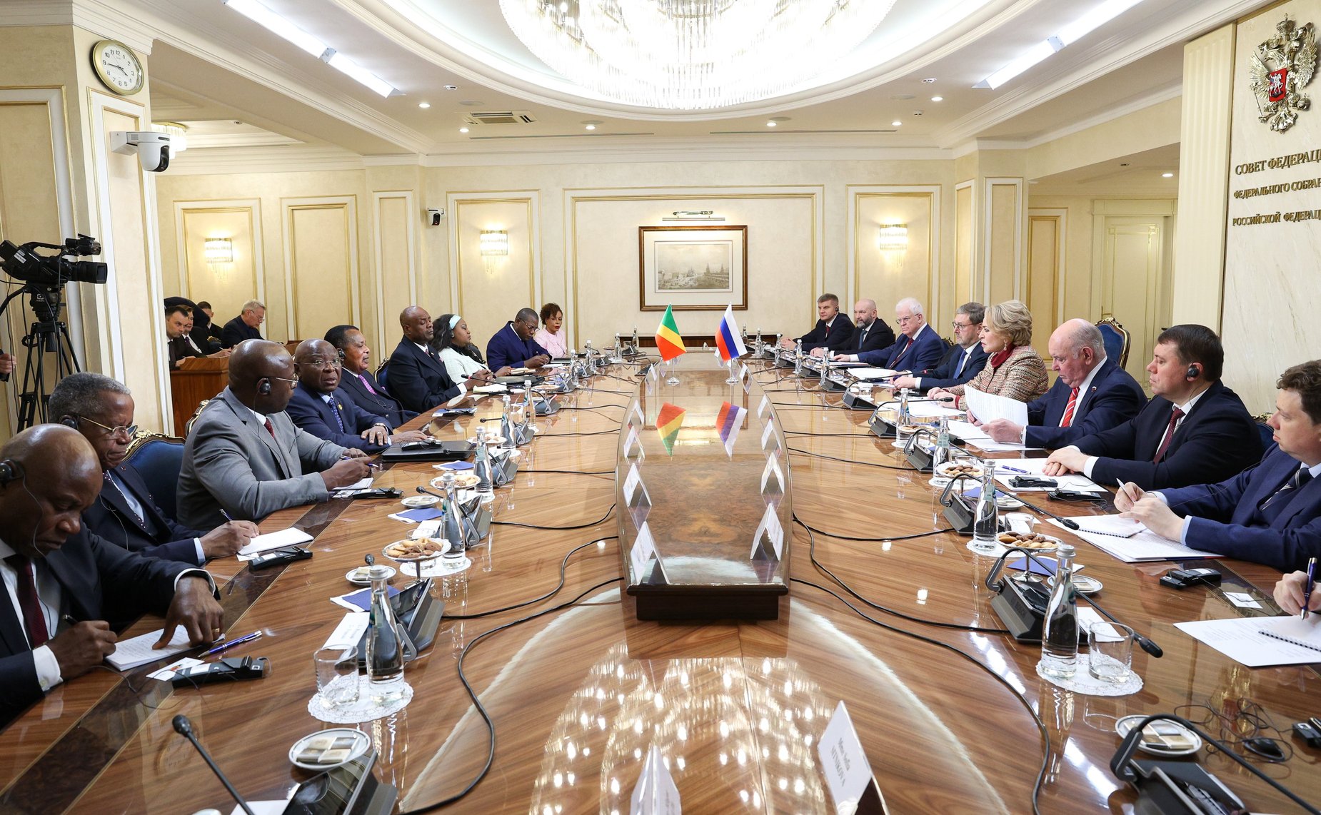 Встреча Председателя Совета Федерации Валентины Матвиенко с Президентом Республики Конго Дени Сассу-Нгессо