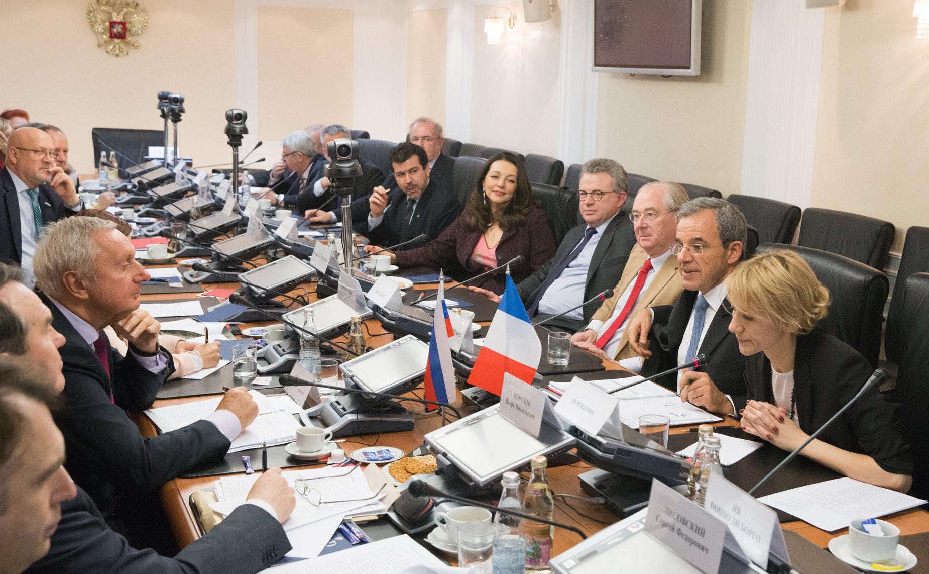 Встреча группы по сотрудничеству Совета Федерации с Сенатом Французской Республики с парламентской делегацией Франции
