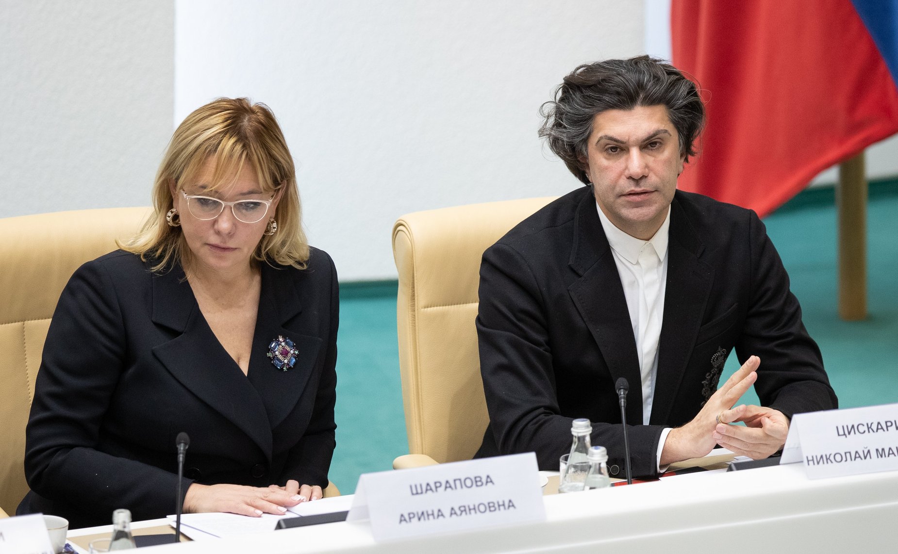 Арина Шарапова и Николай Цискаридзе