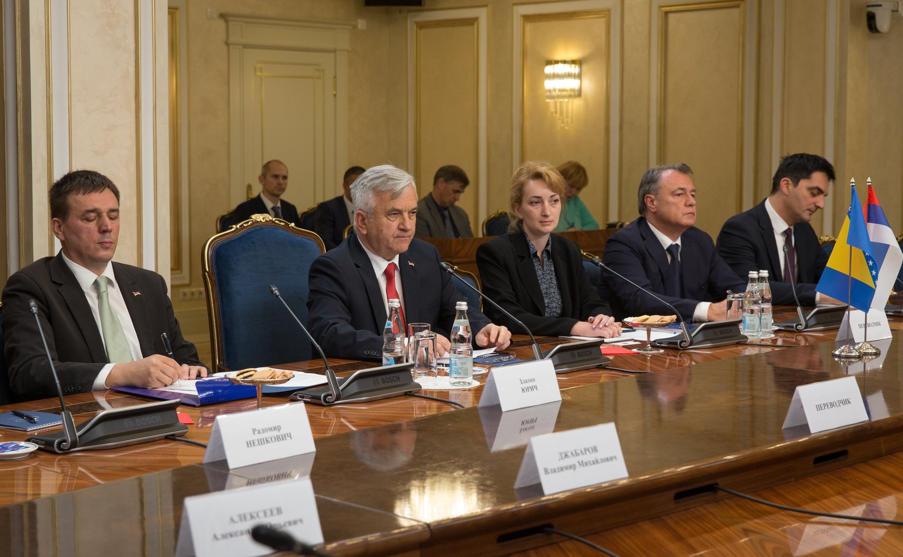 Встреча В. Матвиенко с Председателем Народной Скупщины Республики Сербской (Босния и Герцеговина) Неделько Чубриловичем