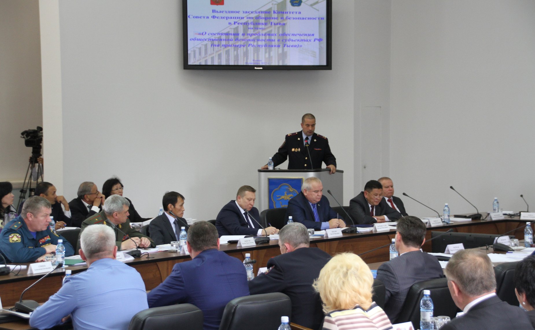 Выездное заседание Комитета СФ по обороне и безопасности в Кызыле (Республика Тыва)
