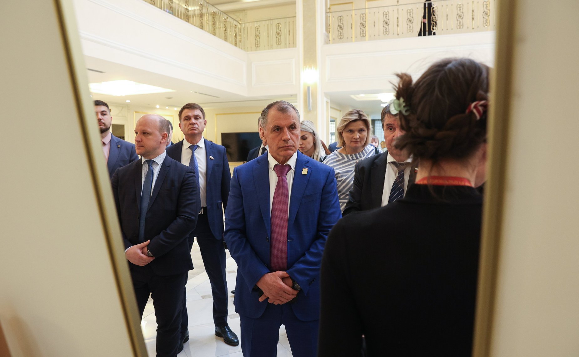 Открытие в Совете Федерации выставки «Путешествие во времени с Екатериной Великой»