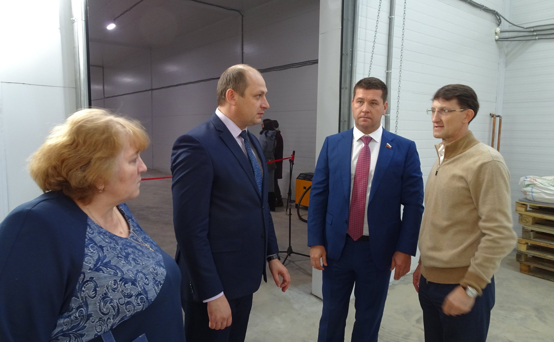 Андрей Чернышев в ходе работы в регионе принял участие в открытии мукомольного производства в селе Кузнецовка Братского района