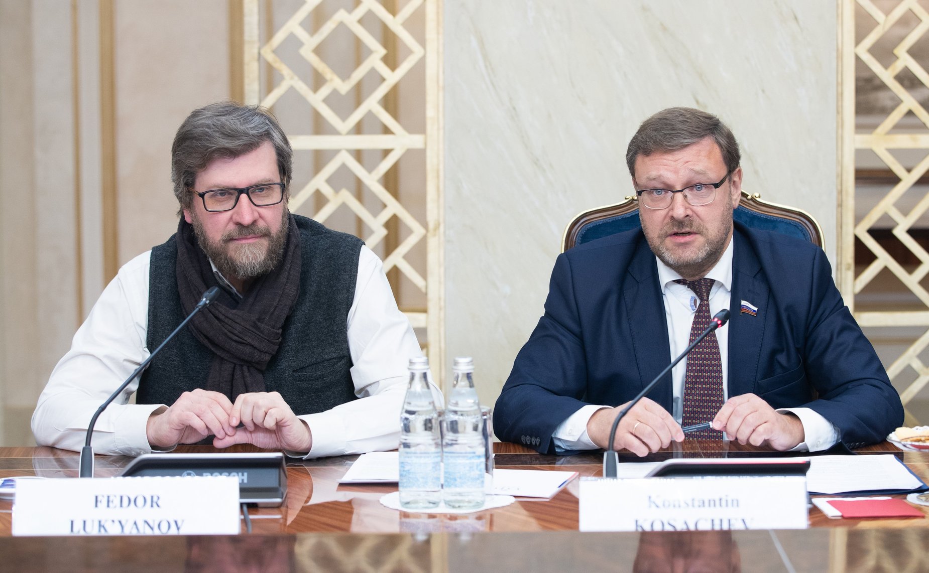 Встреча Константина Косачева с участниками проекта «Россия глазами зарубежных лидеров нового поколения»