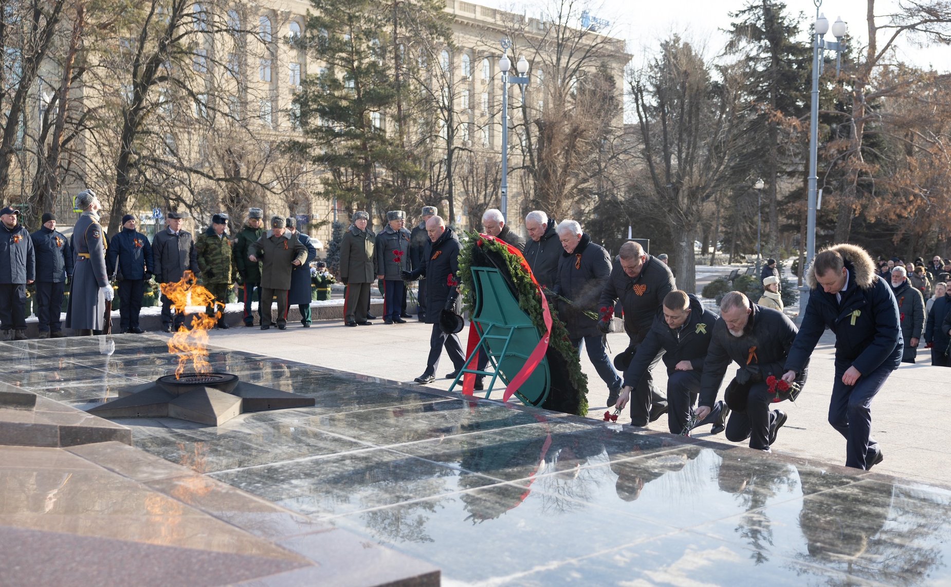 Сенаторы от Волгоградской области приняли участие в региональных мероприятиях, посвященных 83-й годовщине победы в Сталинградской битве